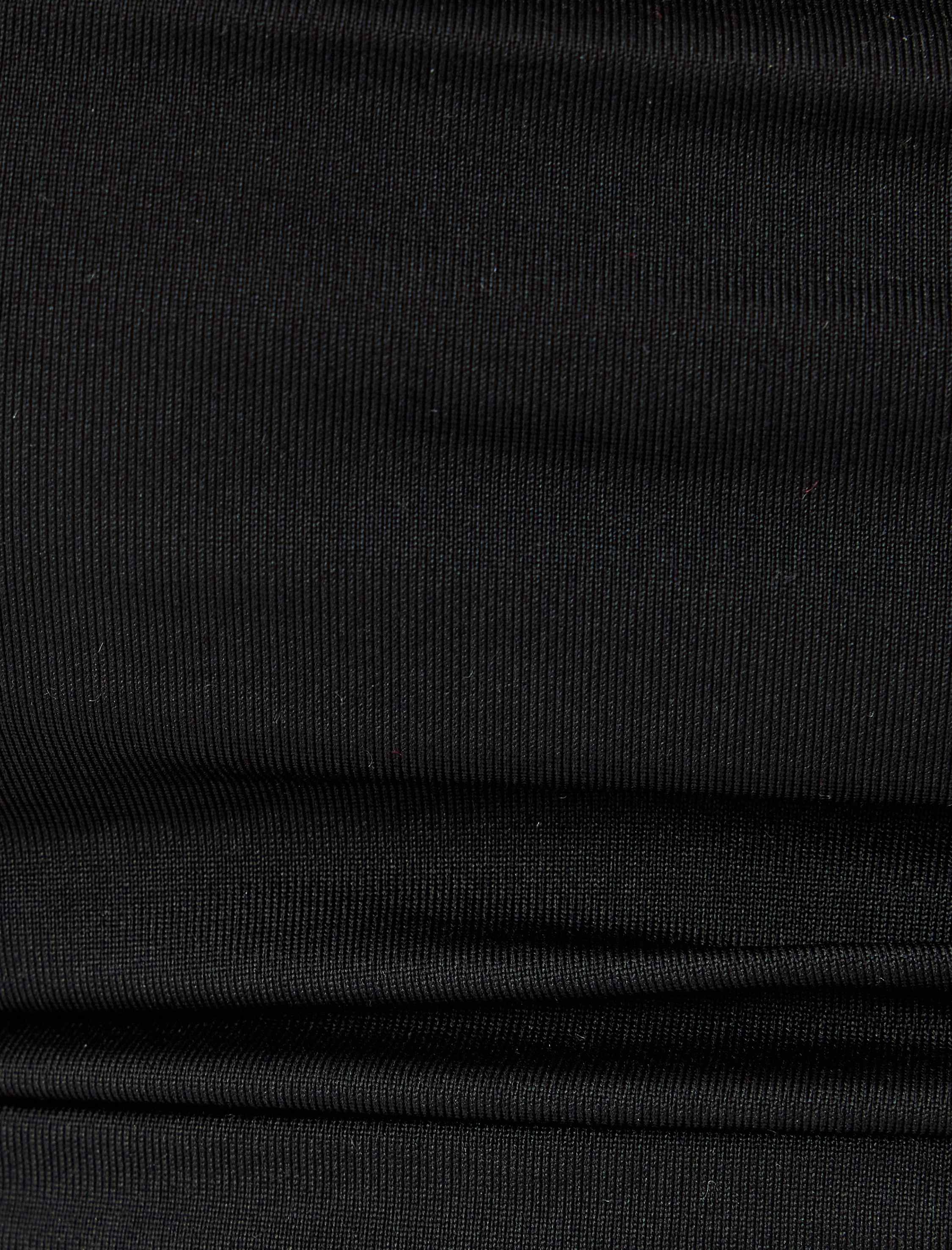   Straplez Büzgü Detaylı Crop Üst