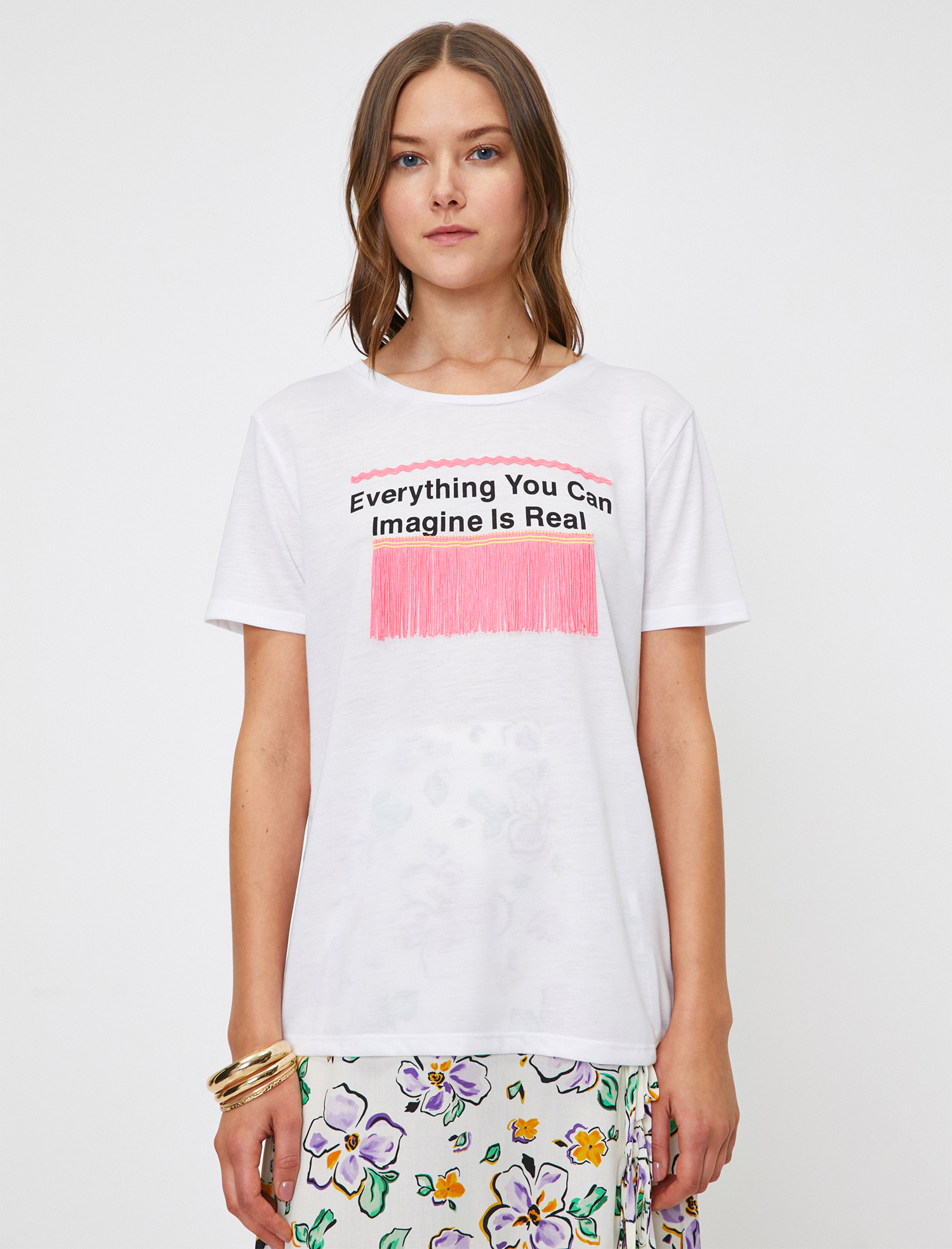   Yazılı Baskılı Tişört