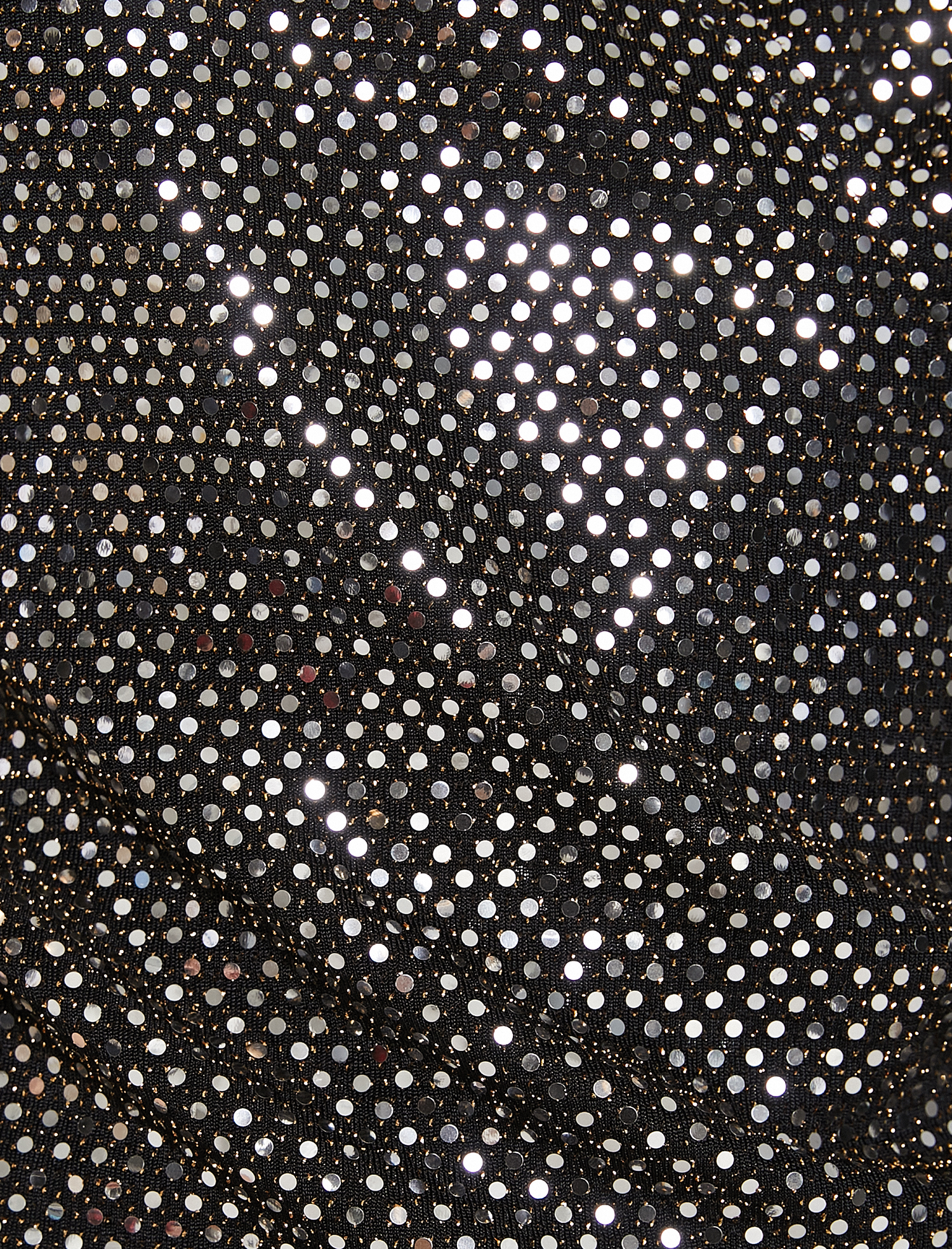   Pul Detaylı Abiye Bluz