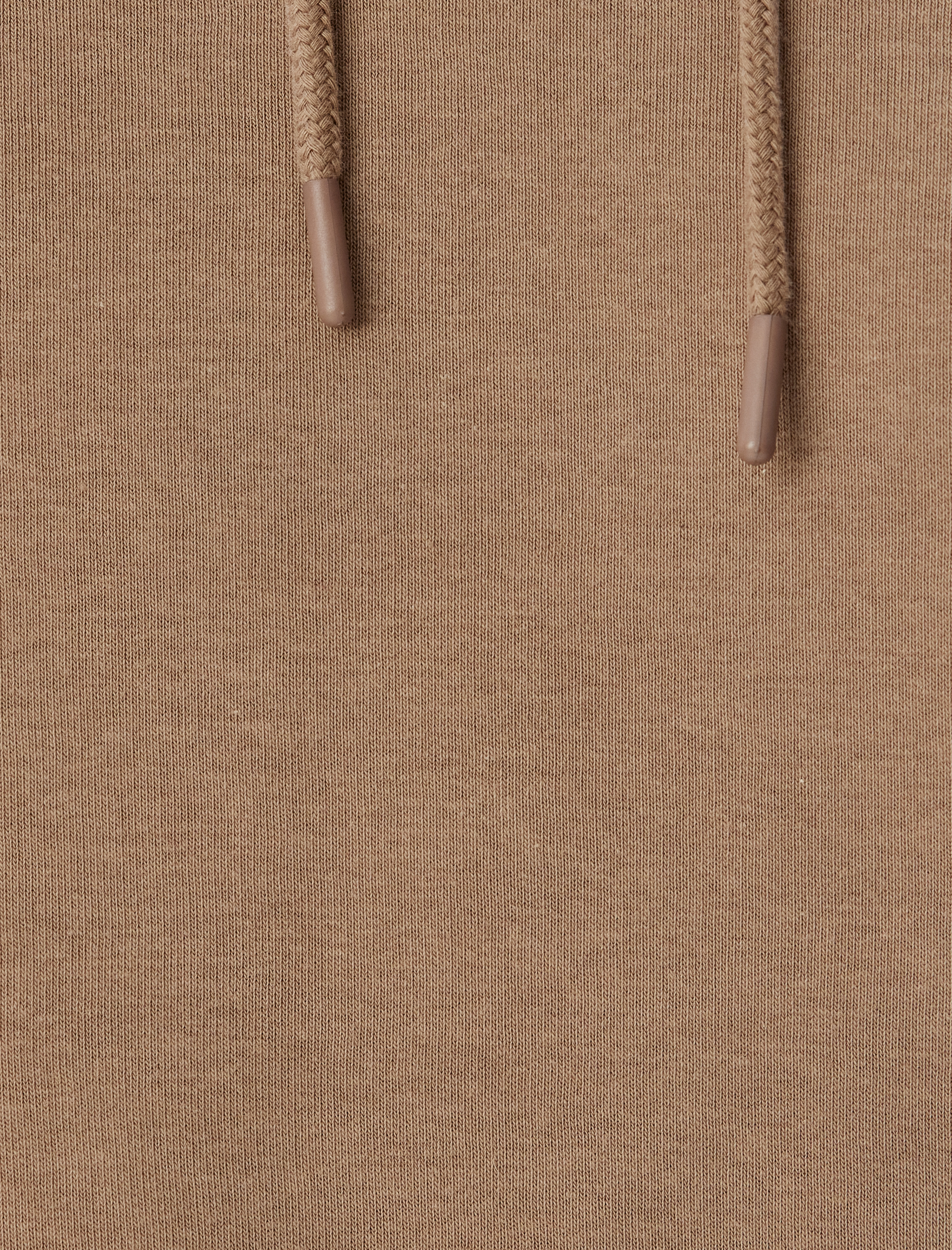   Şardonlu Pamuk Karışımlı Basic Kapşonlu Sweatshirt