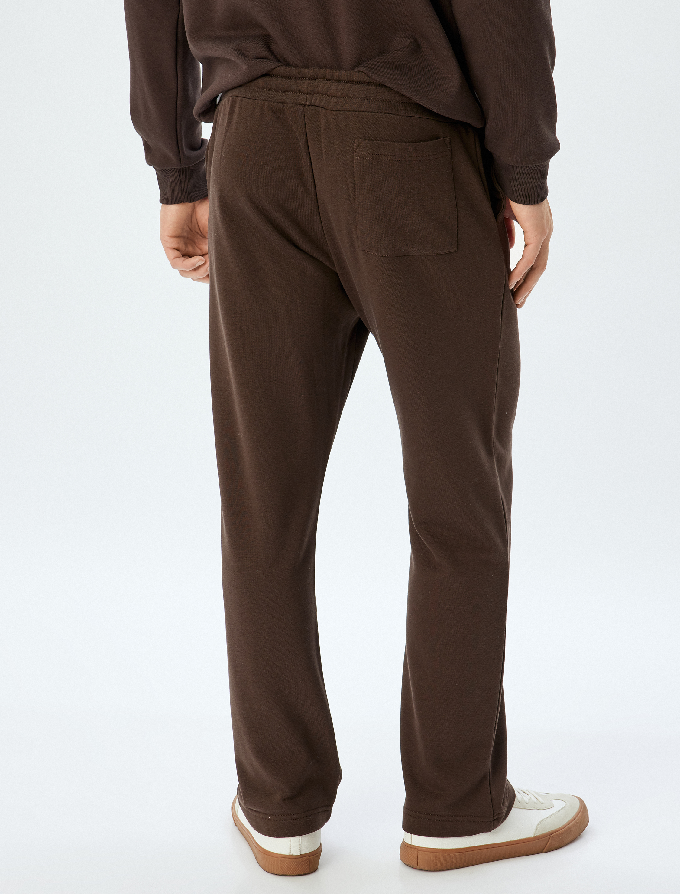   Eşofman Altı Beli Bağcıklı Cep Detaylı Pamuklu