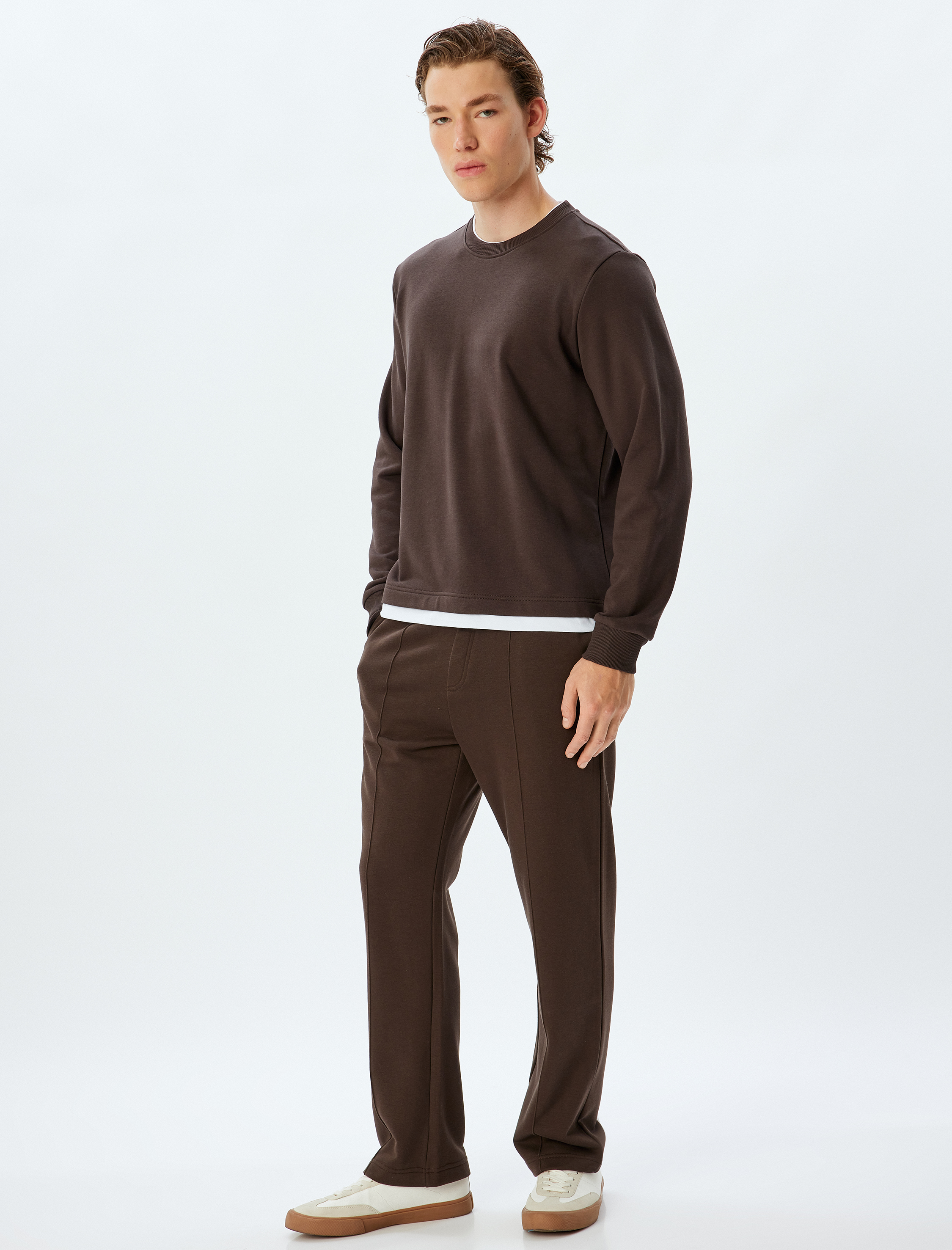   Eşofman Altı Beli Bağcıklı Cep Detaylı Pamuklu