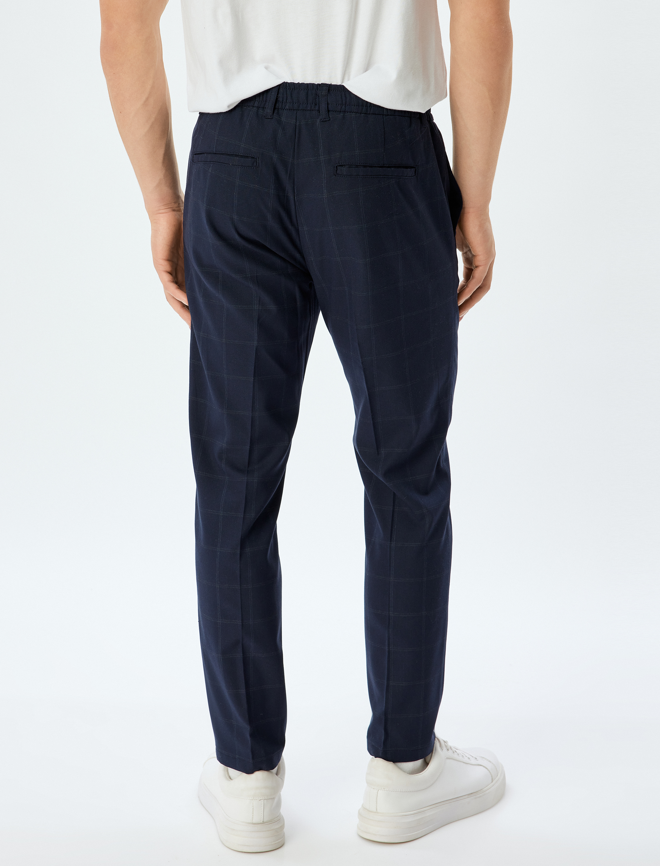 Chino Pantolon Cep Detaylı Viskon Karışımlı