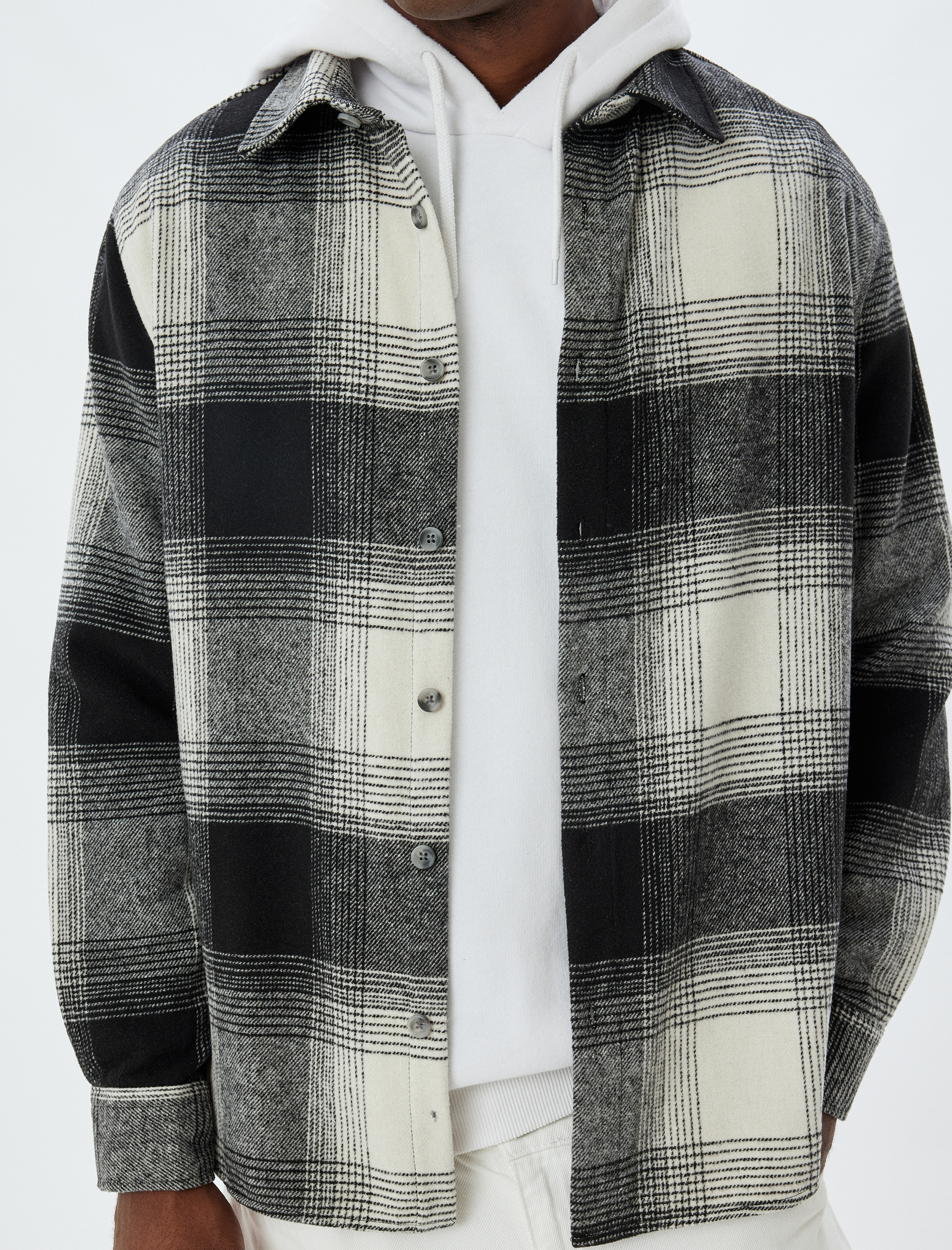 Oduncu Gömleği Uzun Kollu Kışlık Pamuk Karışımlı Regular Fit