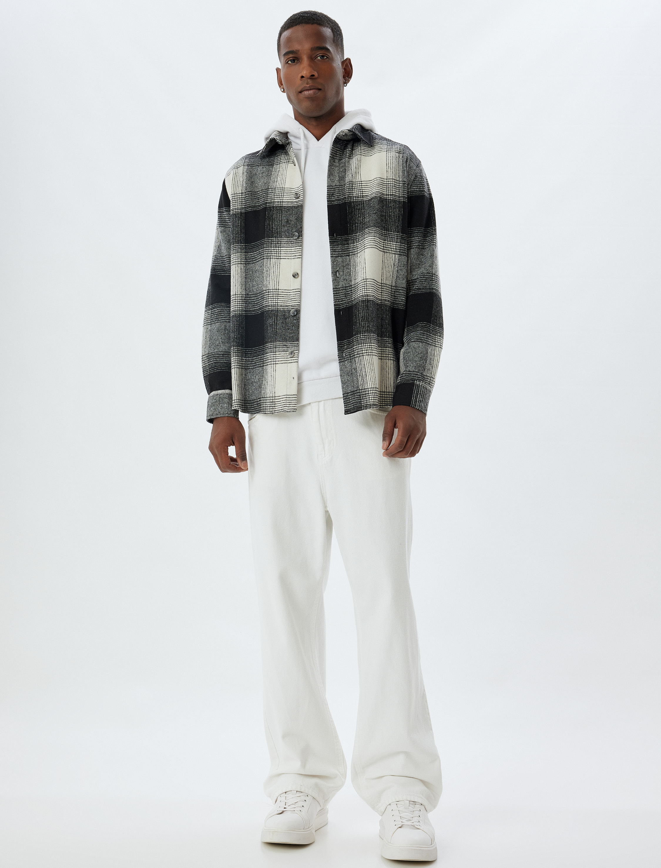 Oduncu Gömleği Uzun Kollu Kışlık Pamuk Karışımlı Regular Fit