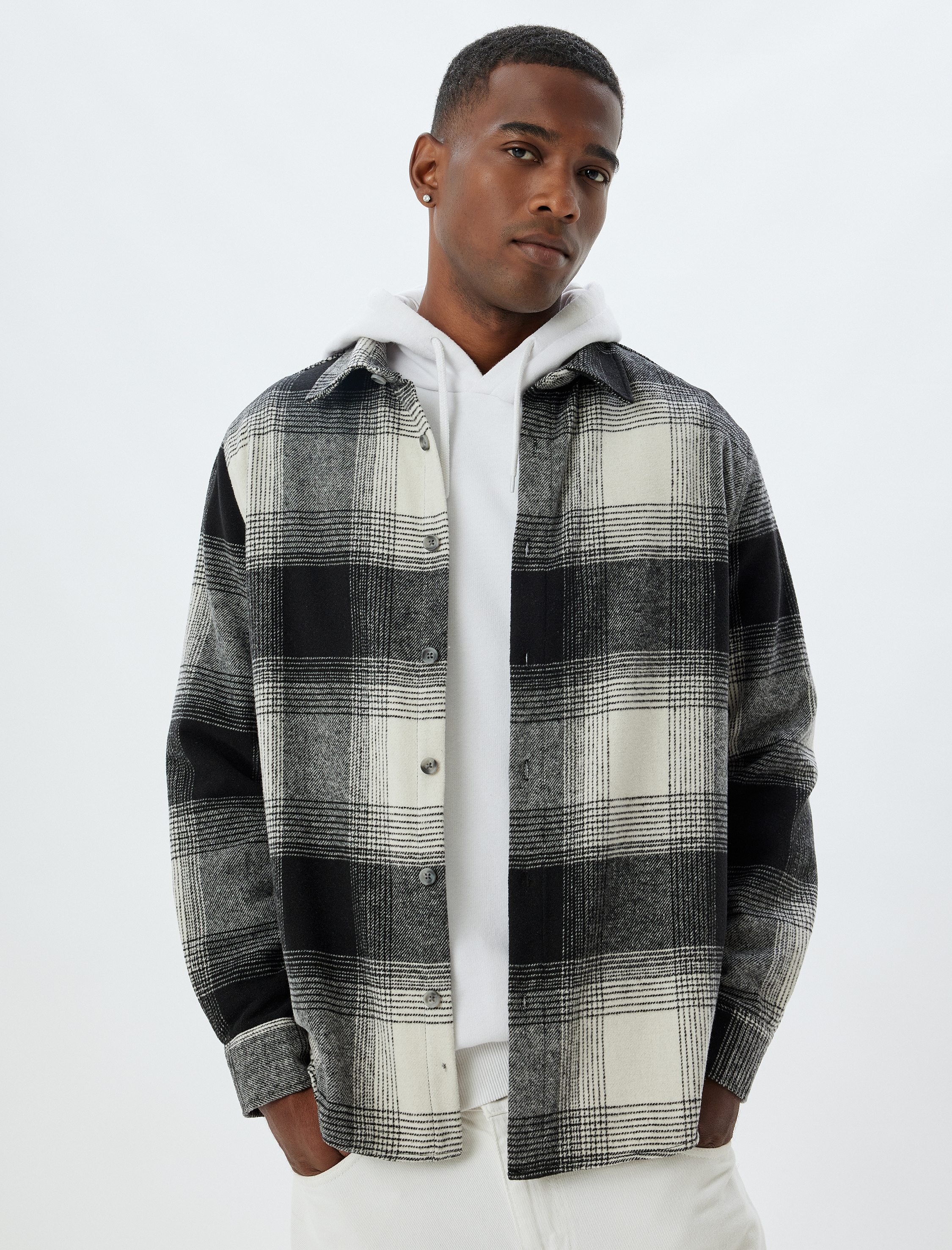 Oduncu Gömleği Uzun Kollu Kışlık Pamuk Karışımlı Regular Fit