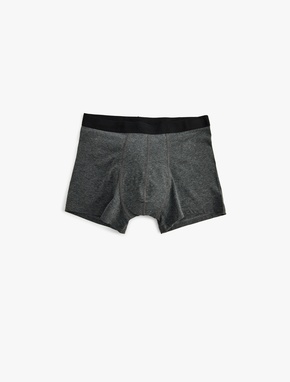 Boxer Seti 3'lü Slim Fit Palmiye Baskılı Pamuk Karışımlı_1