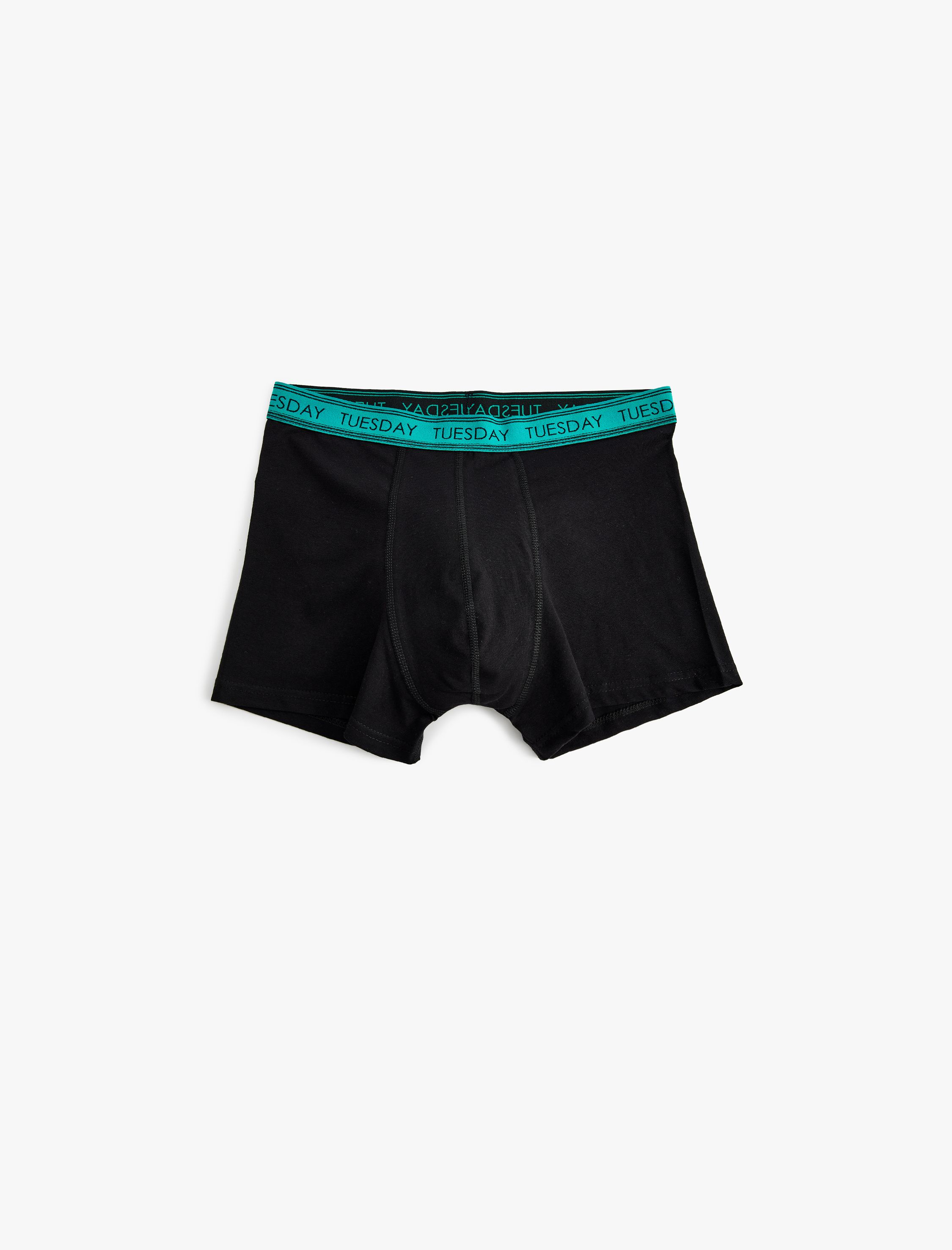 Boxer Seti 5'li Pamuklu Slogan Baskılı Bel Detaylı