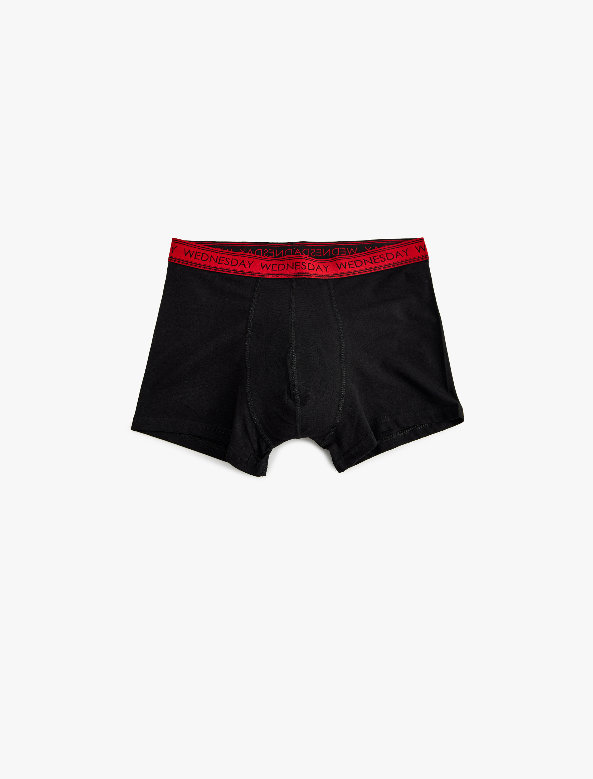 Boxer Seti 5'li Pamuklu Slogan Baskılı Bel Detaylı