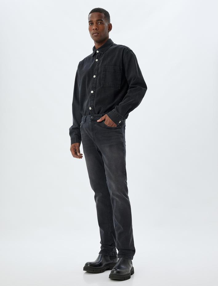  Slim Fit Kot Pantolon - Brad Jean