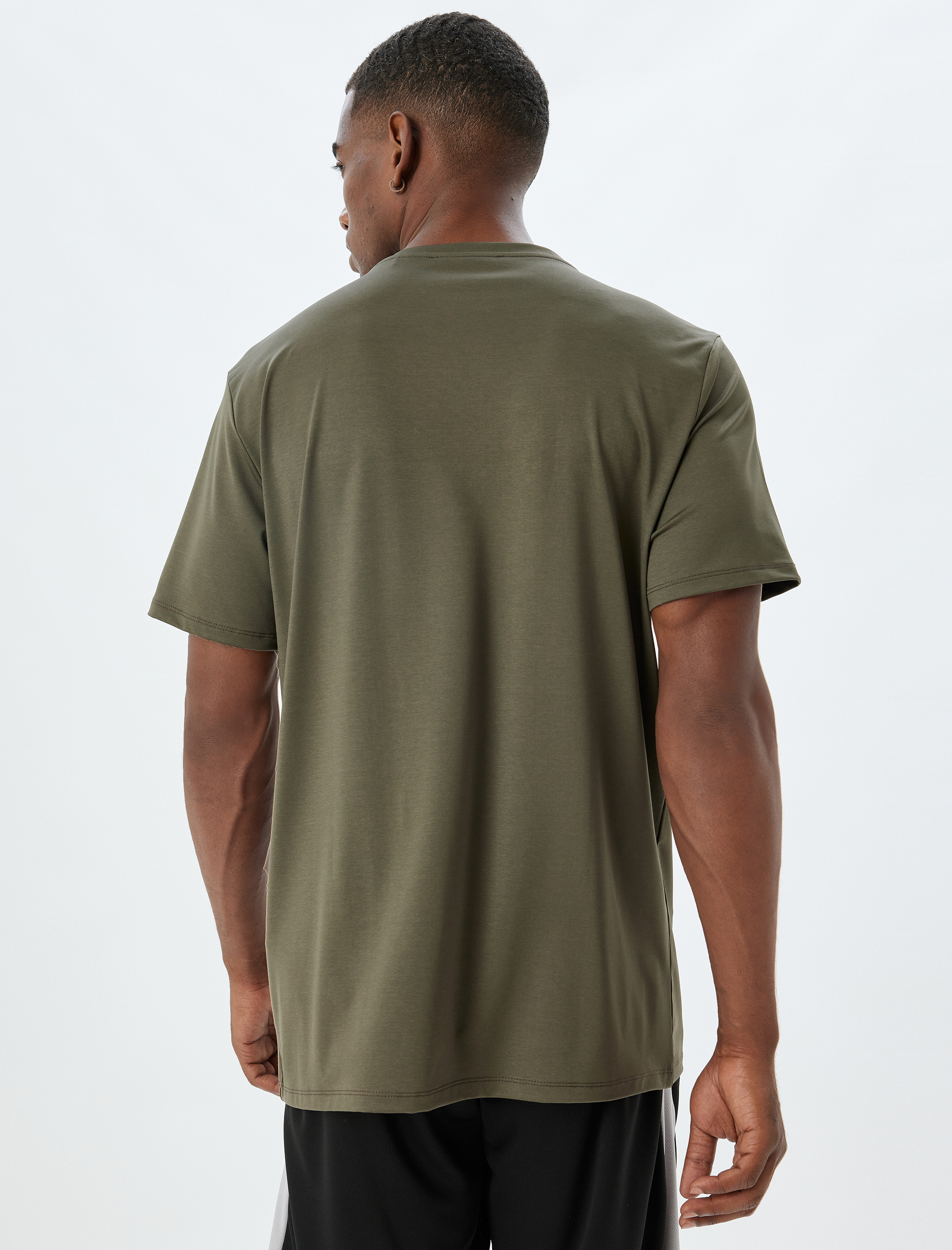   Basic Kısa Kollu Bisiklet Yaka Spor Tişört