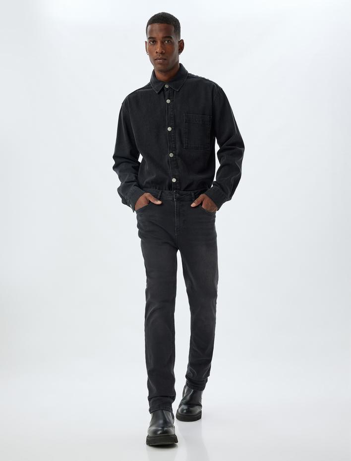  Slim Fit Kot Pantolon - Brad Jean