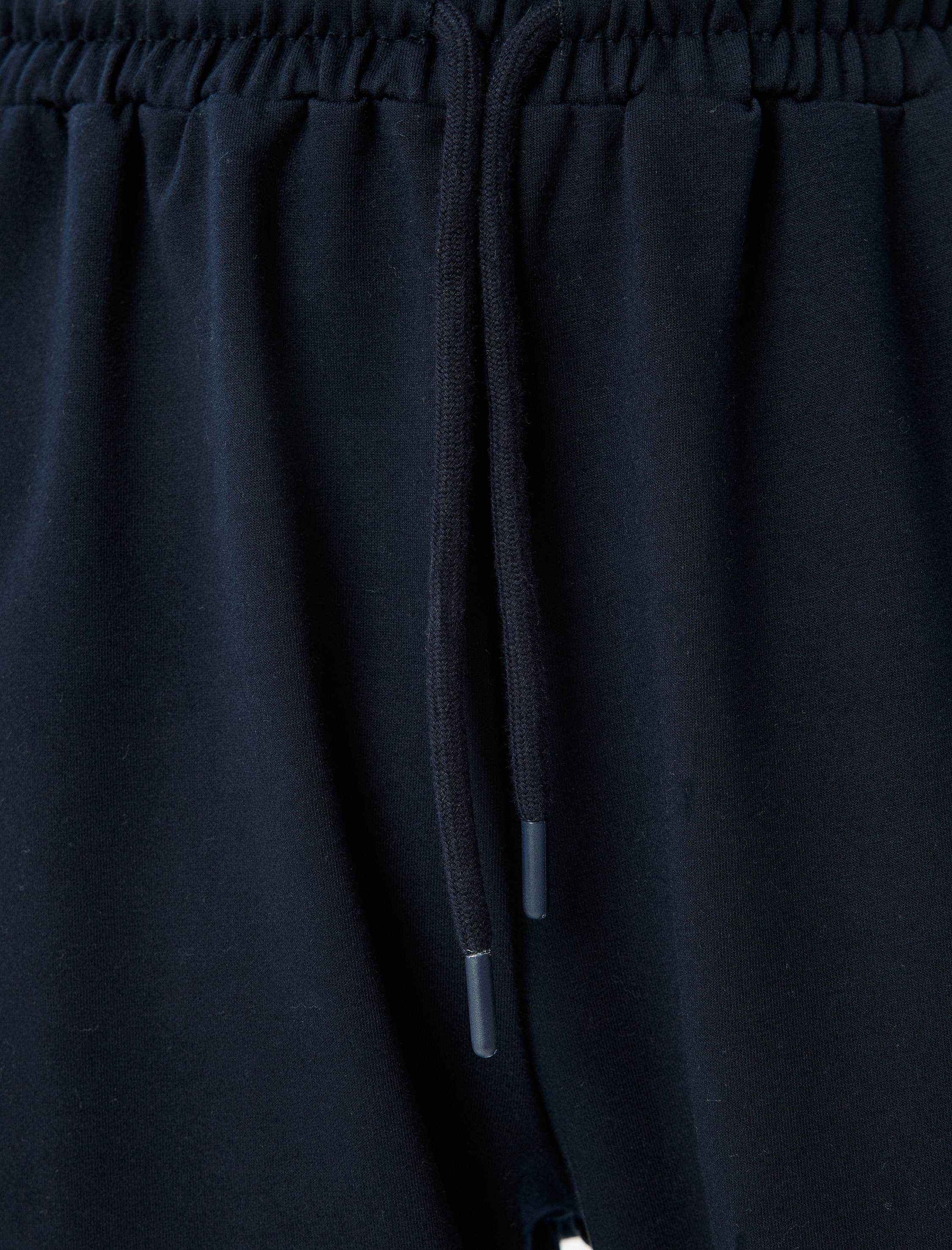 Bol Paça Eşofman Altı Beli Bağcıklı Şardonlu Cep Detaylı