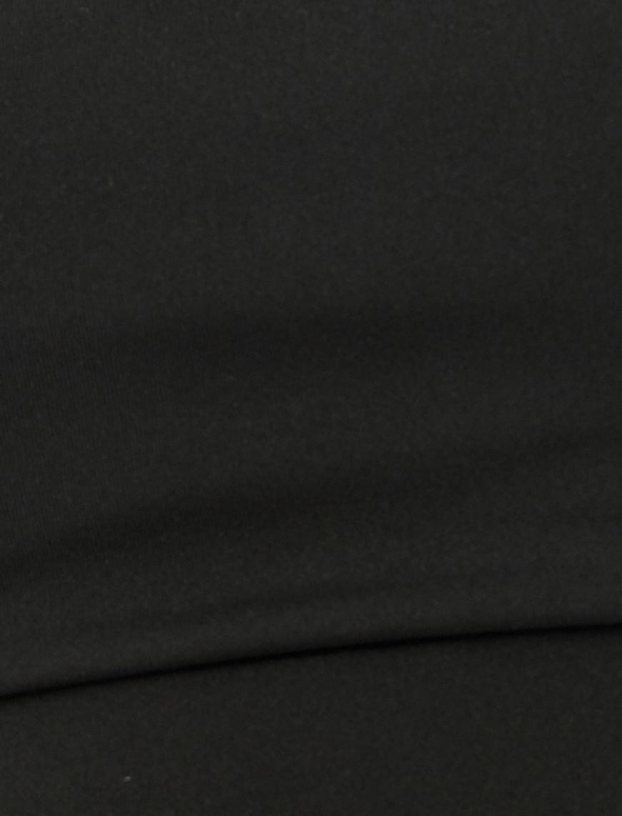   Sporcu Sütyeni Tül Detaylı U Yaka Kaplı Slim Fit Kolsuz İnterlok