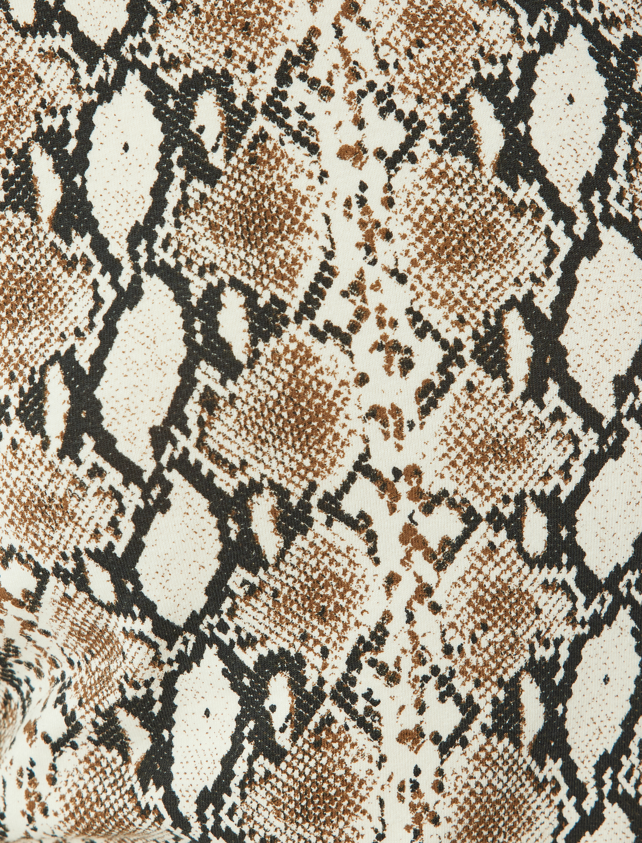 Omzu Açık Body Asimetrik Yaka Uzun Kollu Yılan Derisi Desenli Drapeli