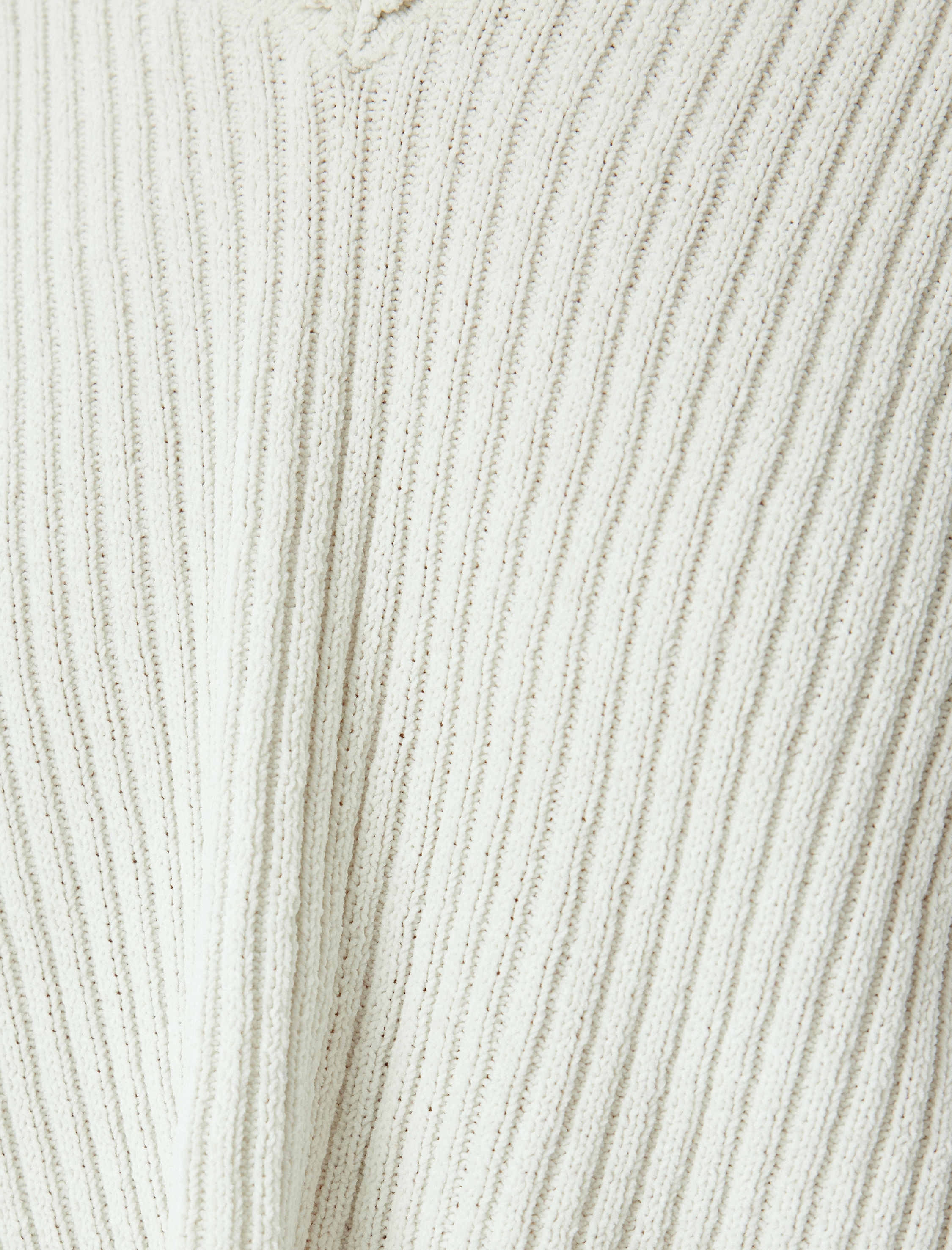   Crop Kazak Triko V Yaka Uzun Kollu