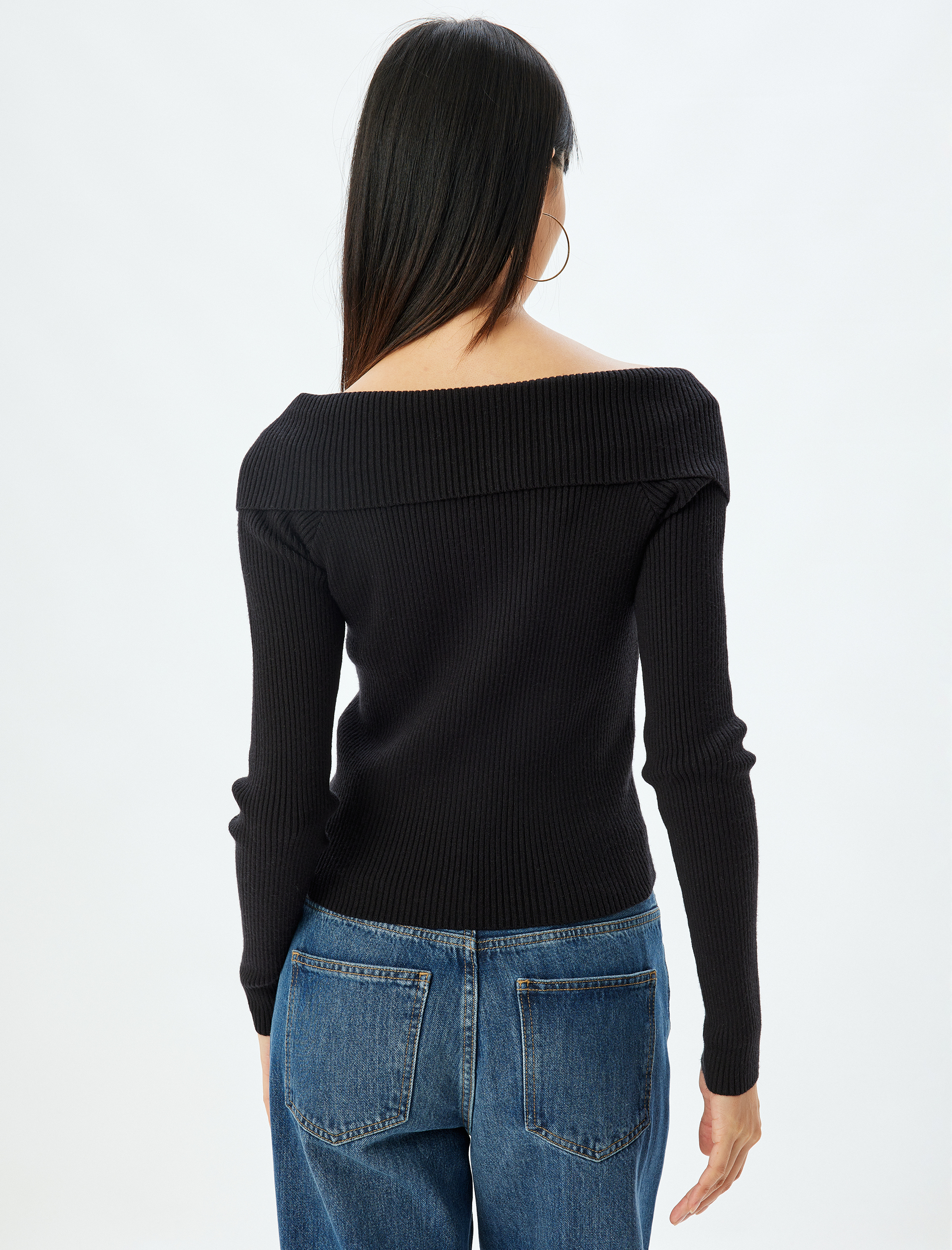   Fermuarlı Hırka Uzun Kollu Slim Fit