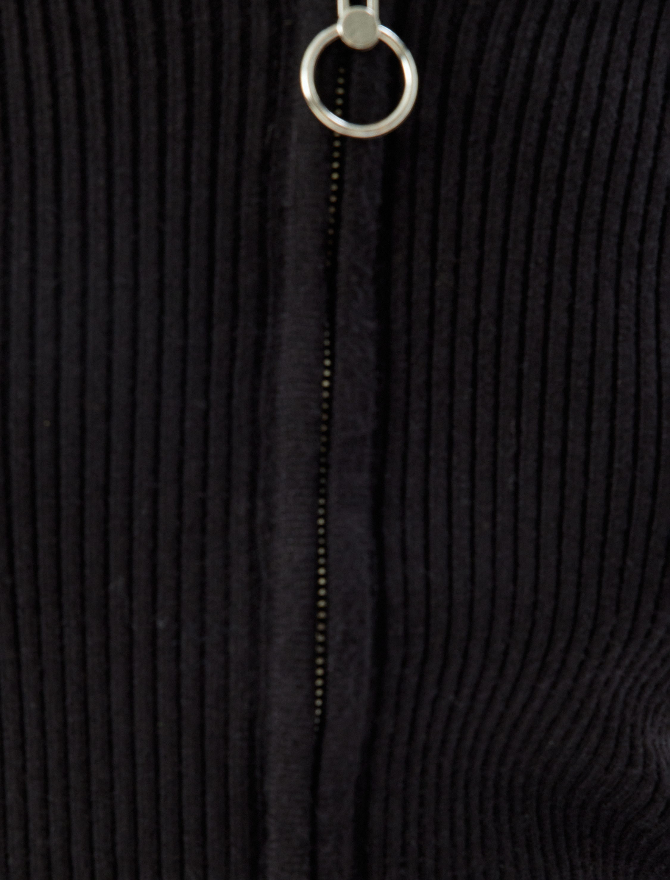   Fermuarlı Hırka Uzun Kollu Slim Fit