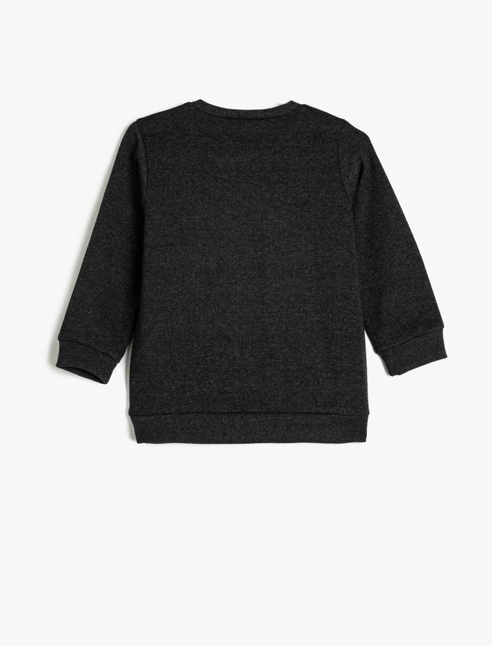 Erkek Çocuk Sweatshirt Uzun Kollu Kaplan Baskılı