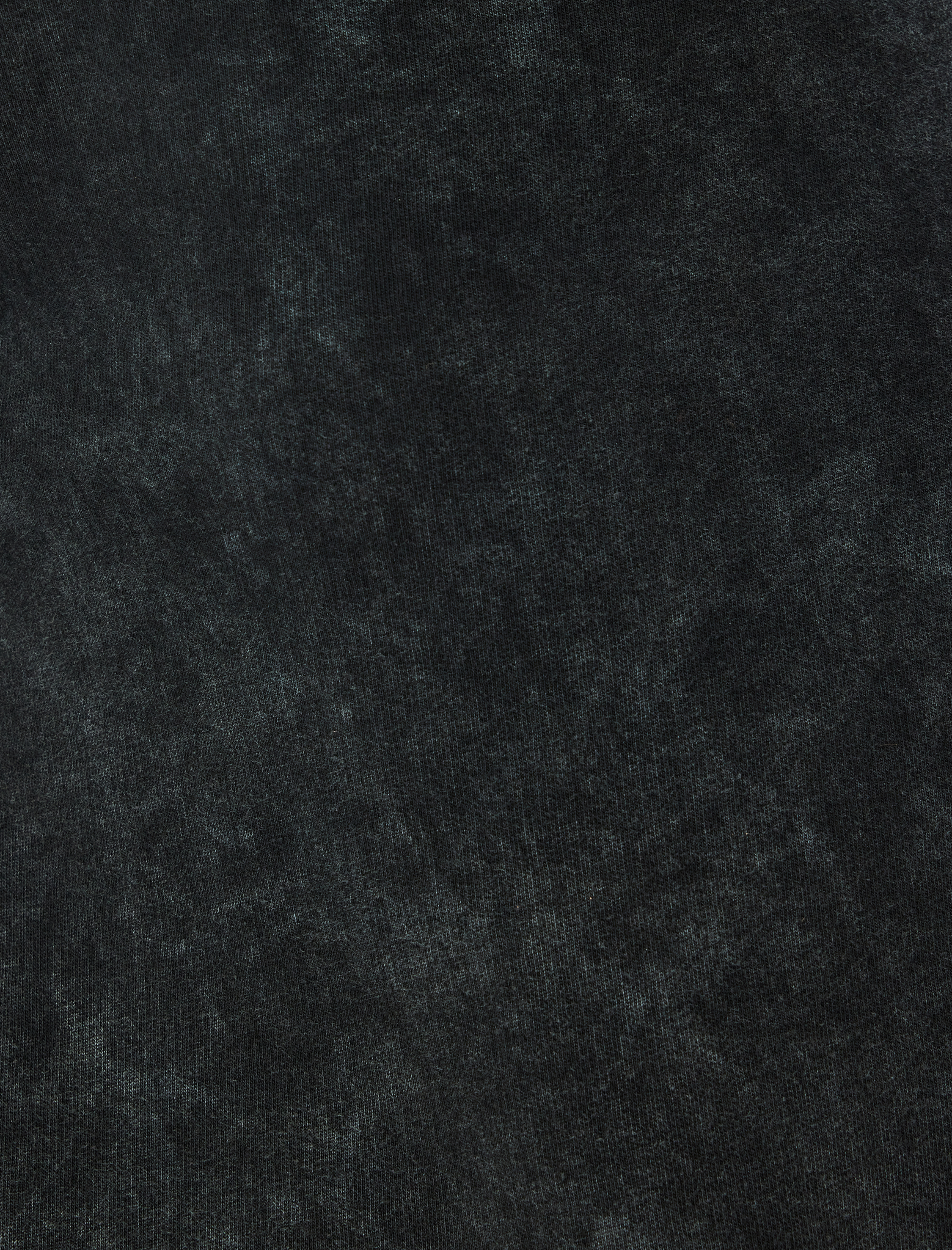   Şardonlu Oversize Sweatshirt Bisiklet Yaka Yıkamalı Uzun Kollu