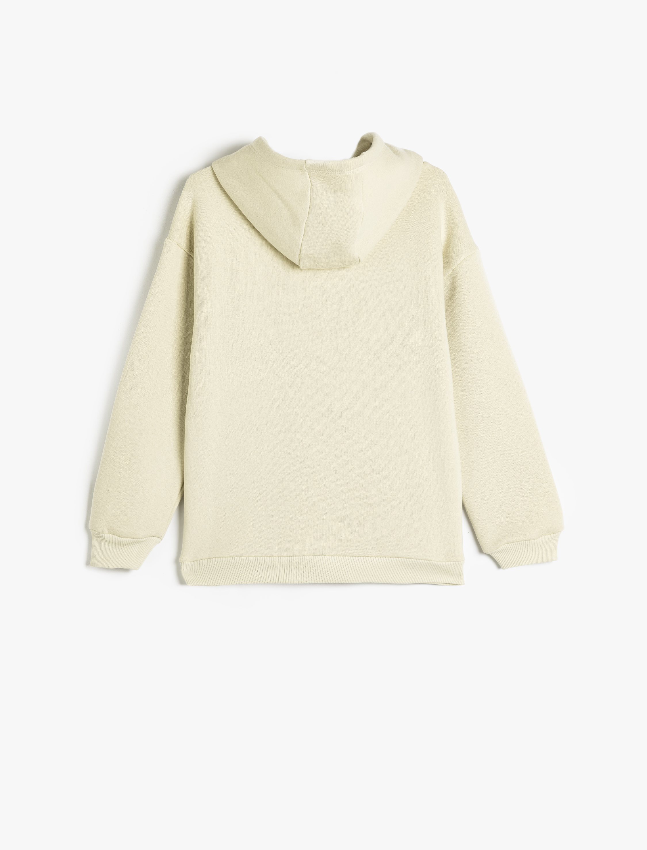  Erkek Çocuk Oversize Kapşonlu Sweatshirt Dinozor Baskılı Uzun Kollu Şardonlu