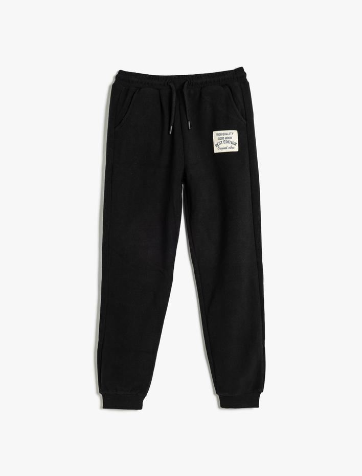 Erkek Çocuk Bağcıklı Cepli Basic Jogger Pantolon