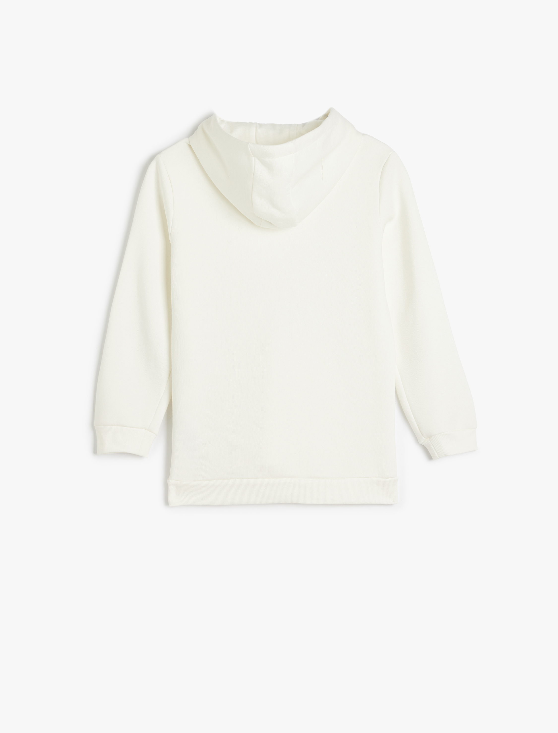  Erkek Çocuk Basic Kapşonlu Kanguru Cepli Uzun Kollu Şardonlu Sweatshirt