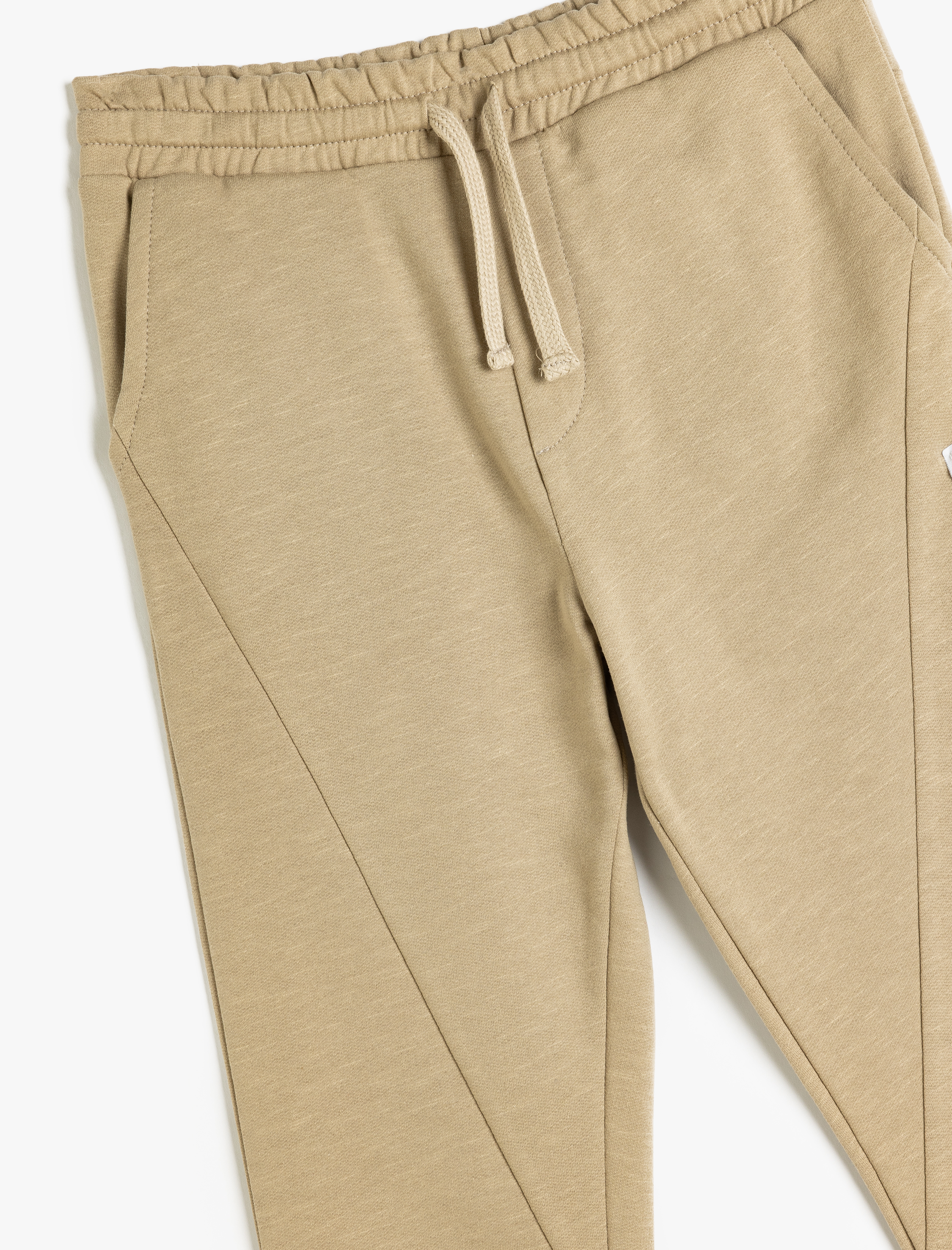  Erkek Çocuk Jogger Eşofman Altı Beli Bağlamalı Şardonlu Pamuklu