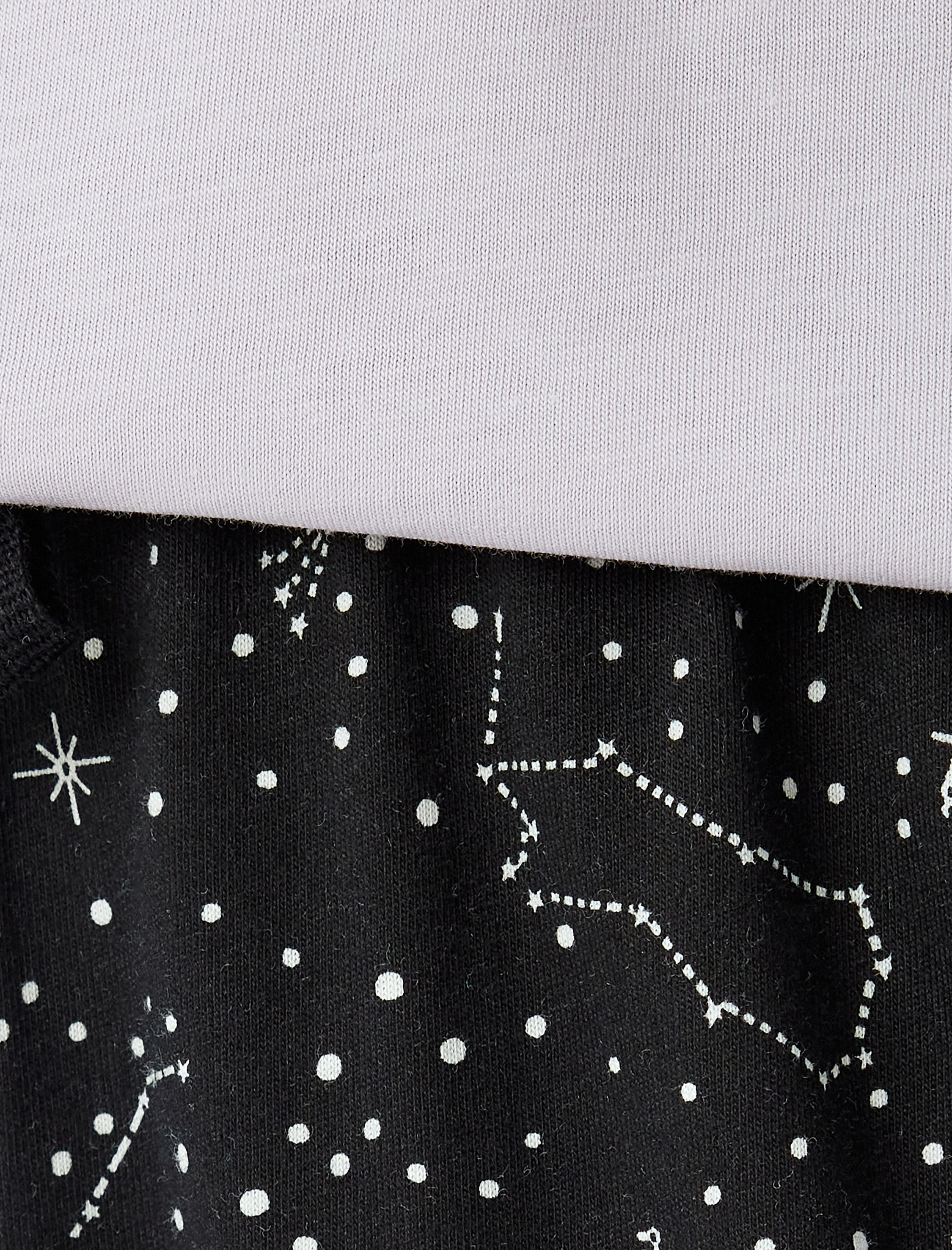 Örme Pijama Takımı Baskılı Pamuklu