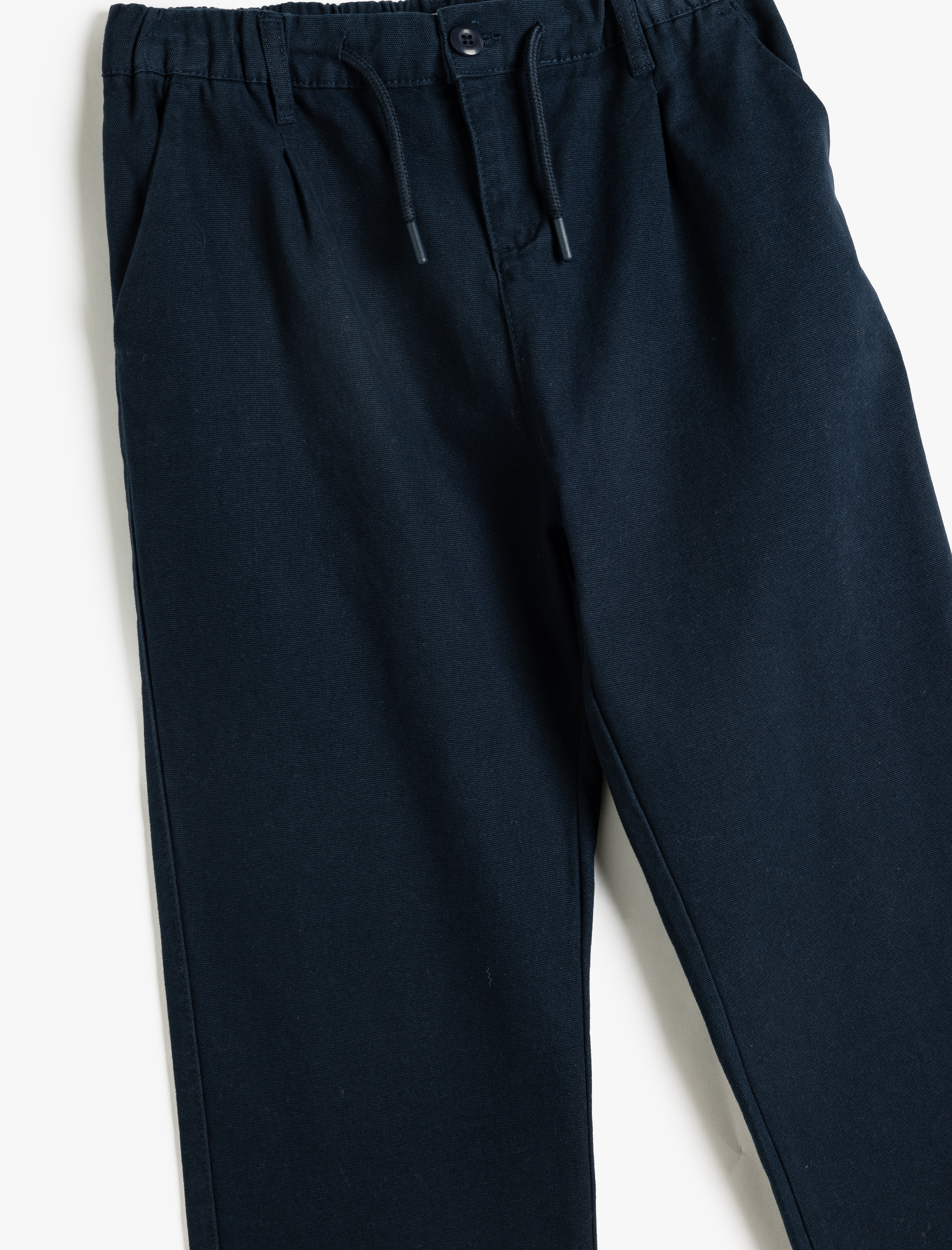  Erkek Çocuk Chino Pantolon Beli Bağlamalı Pamuklu