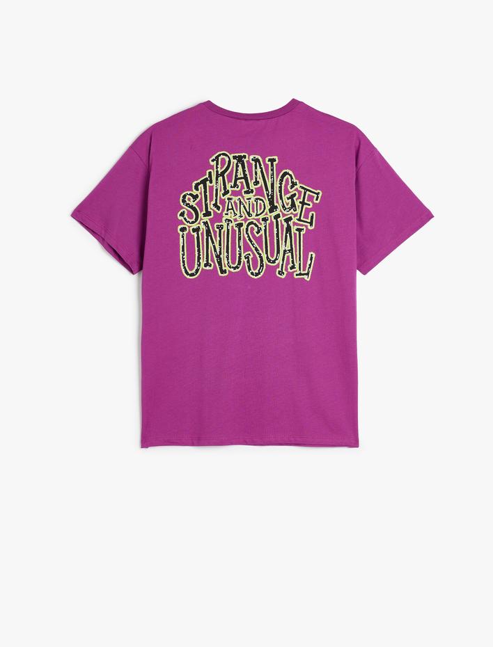 Erkek Çocuk Beetlejuice Tişört Lisanslı Kısa Kol Bisiklet Yaka Pamuklu