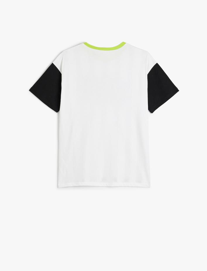 Erkek Çocuk Beetlejuice Baskılı Lisanslı Kısa Kollu Pamuklu Tişört