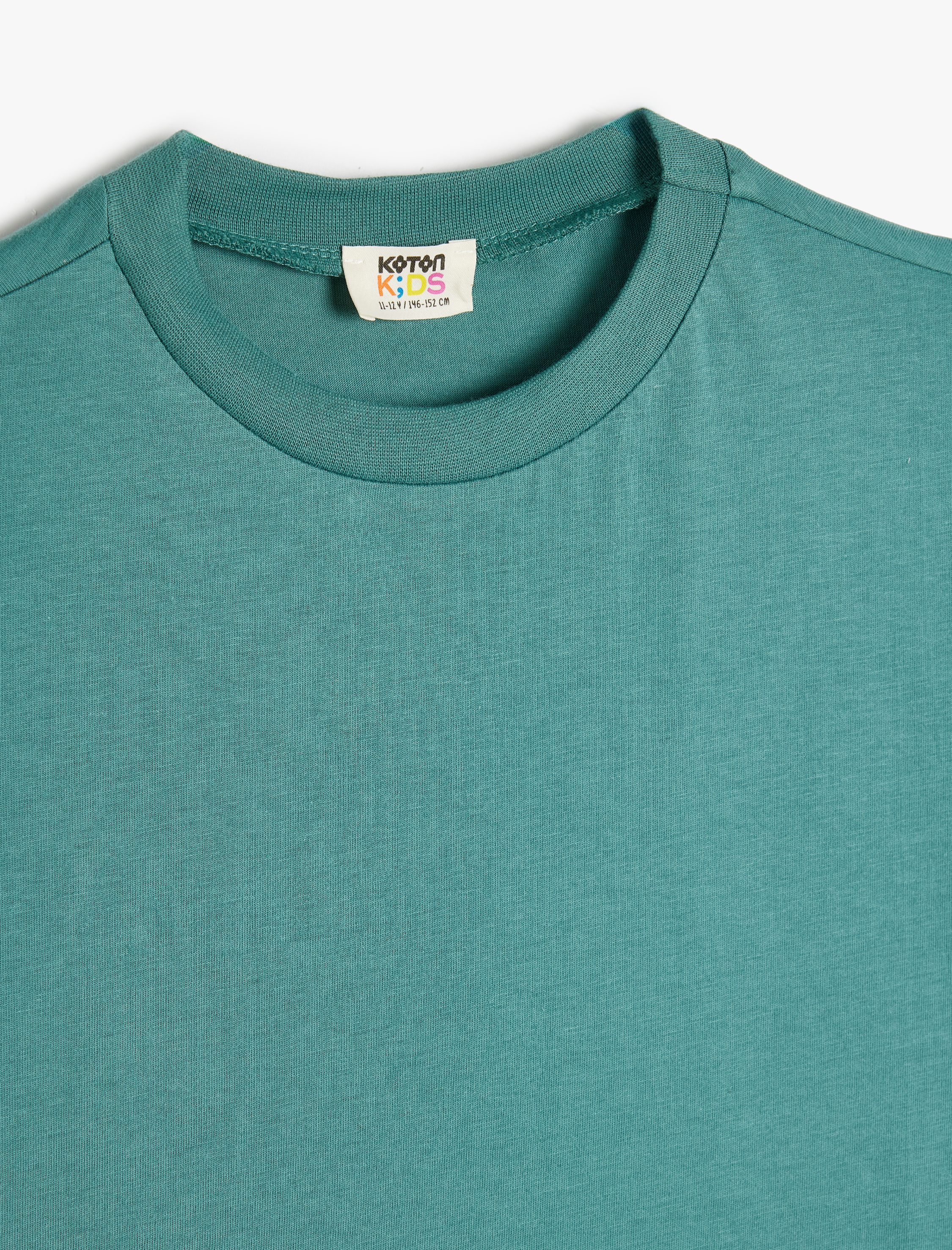  Erkek Çocuk Bisiklet Yaka Kısa Kollu Pamuklu Basic Tişört