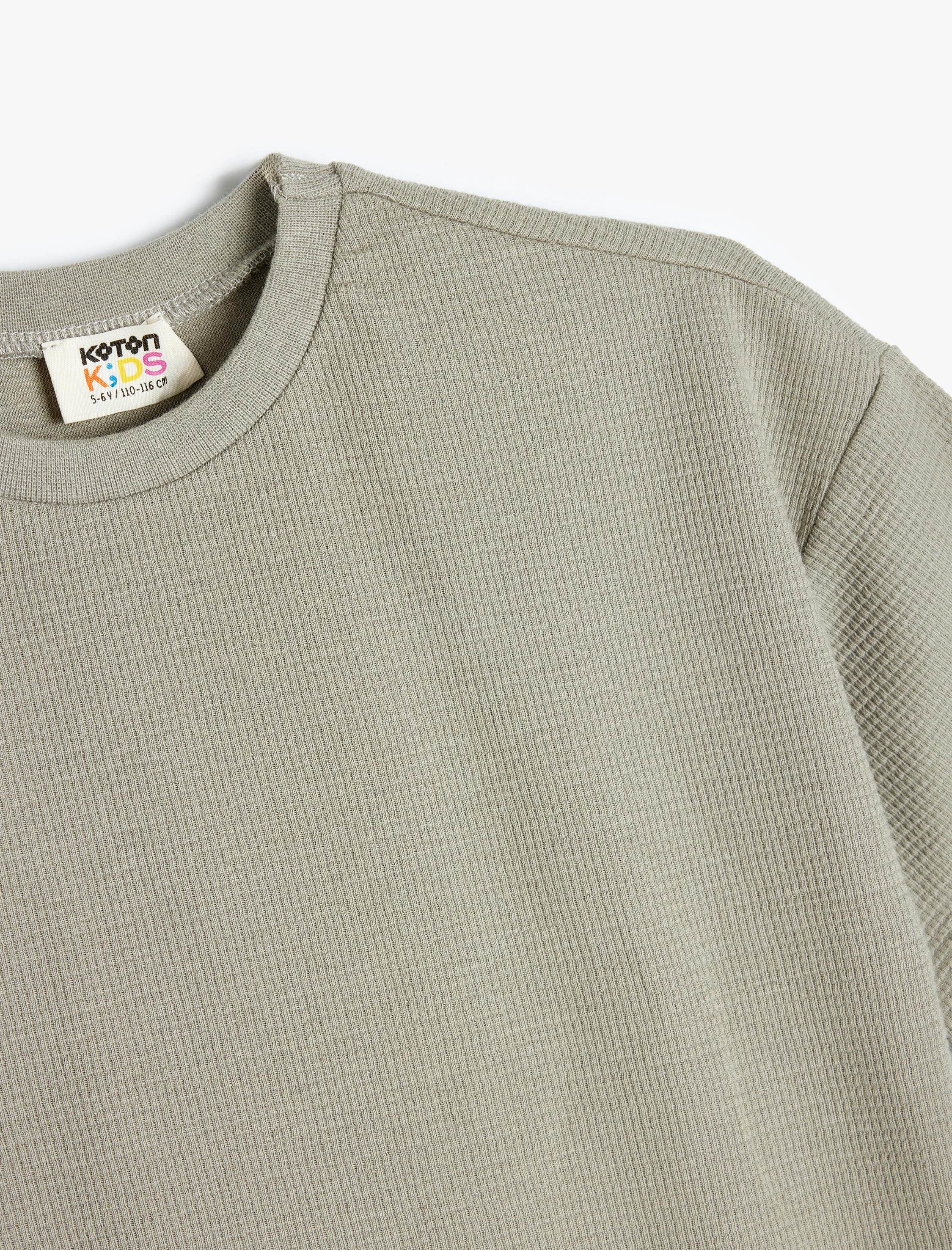  Erkek Çocuk Kısa Kollu Bisiklet Yaka Pamuklu Basic Tişört