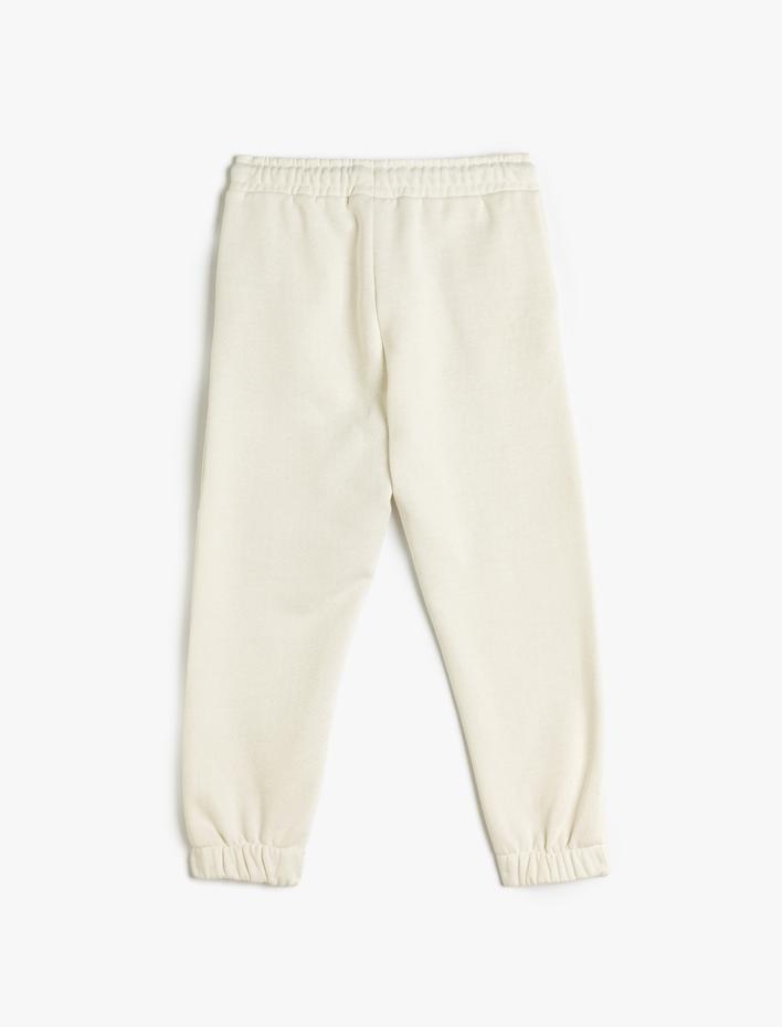 Erkek Çocuk Beli Bağlamalı Cep Detaylı Şardonlu Jogger Eşofman Altı