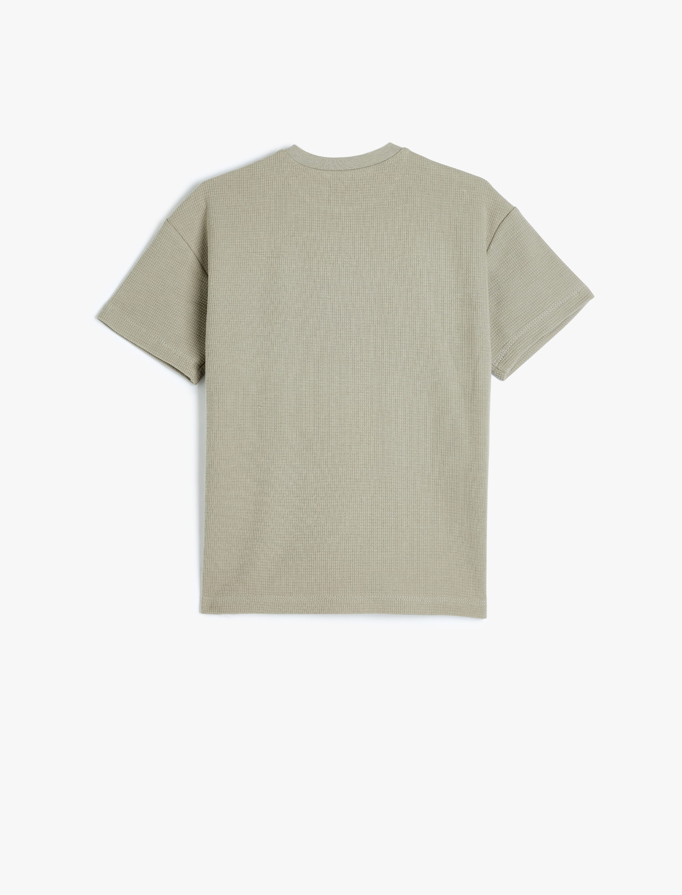  Erkek Çocuk Kısa Kollu Bisiklet Yaka Pamuklu Basic Tişört