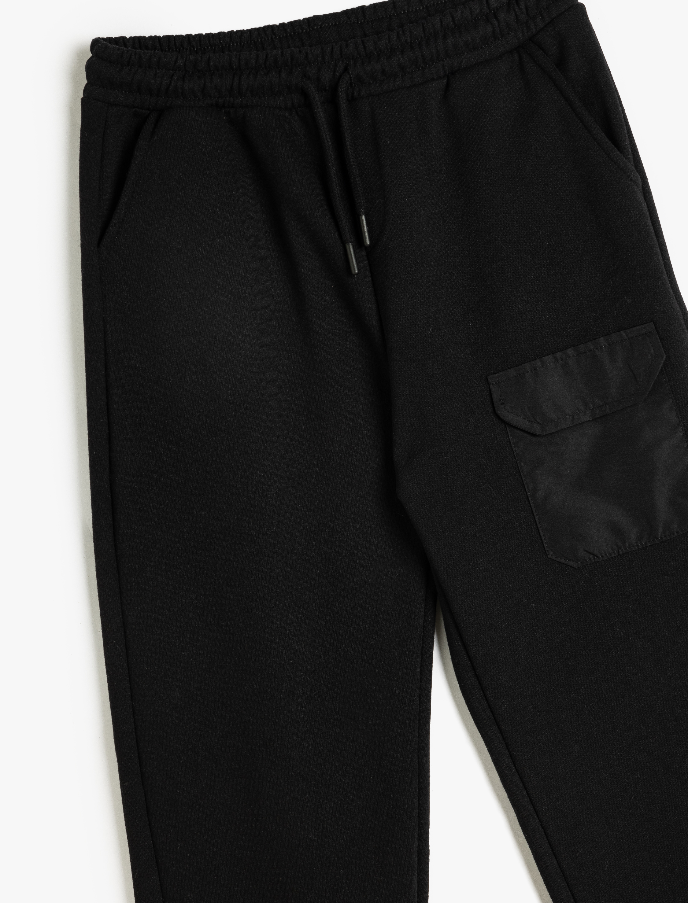  Erkek Çocuk Beli Bağlamalı Cep Detaylı Şardonlu Basic Jogger Eşofman Altı