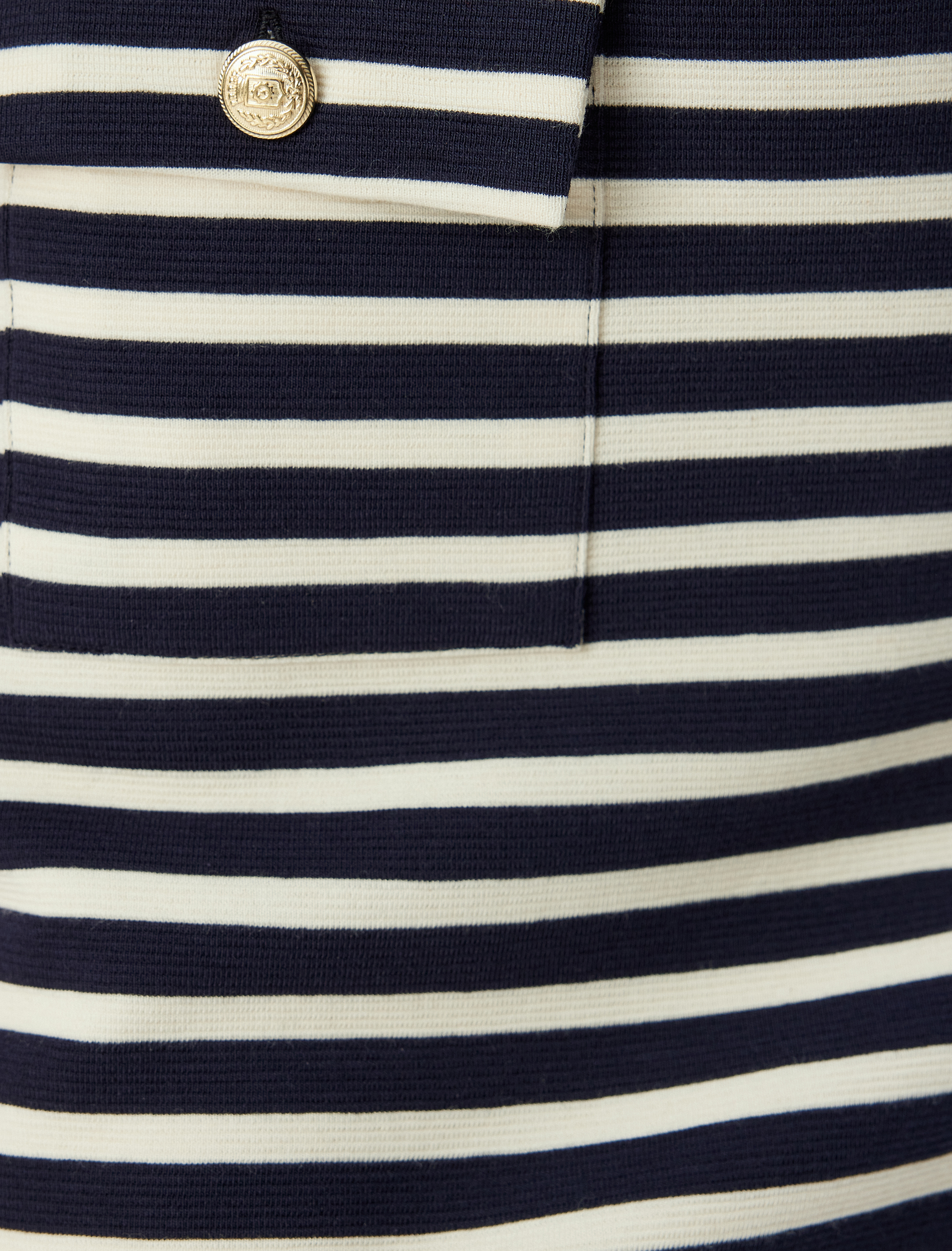   Kapaklı Cep Detaylı Pamuklu Standart Bel Mini Etek