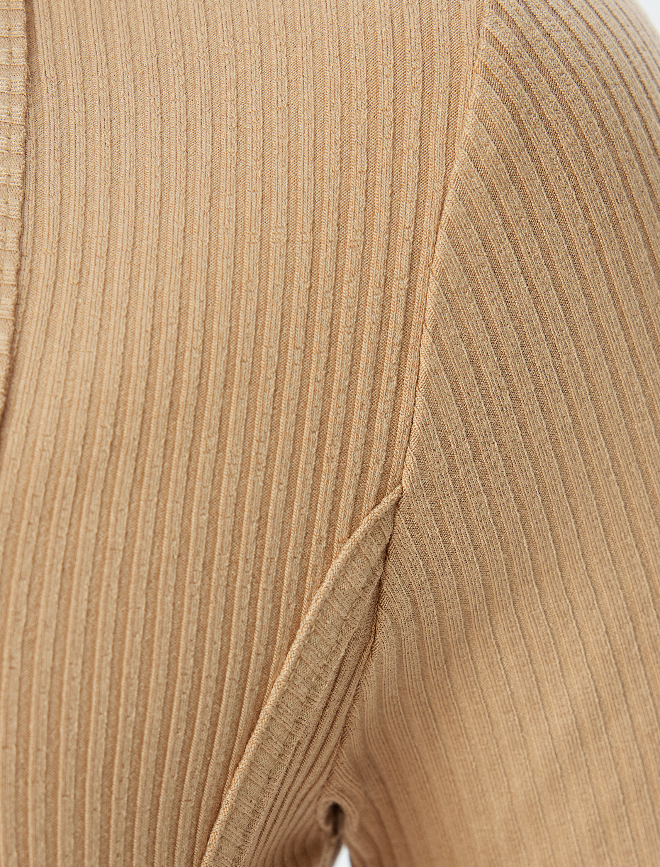   Kısa Kollu U Yaka Kaşkorse Viskon Kumaş Crop Tişört