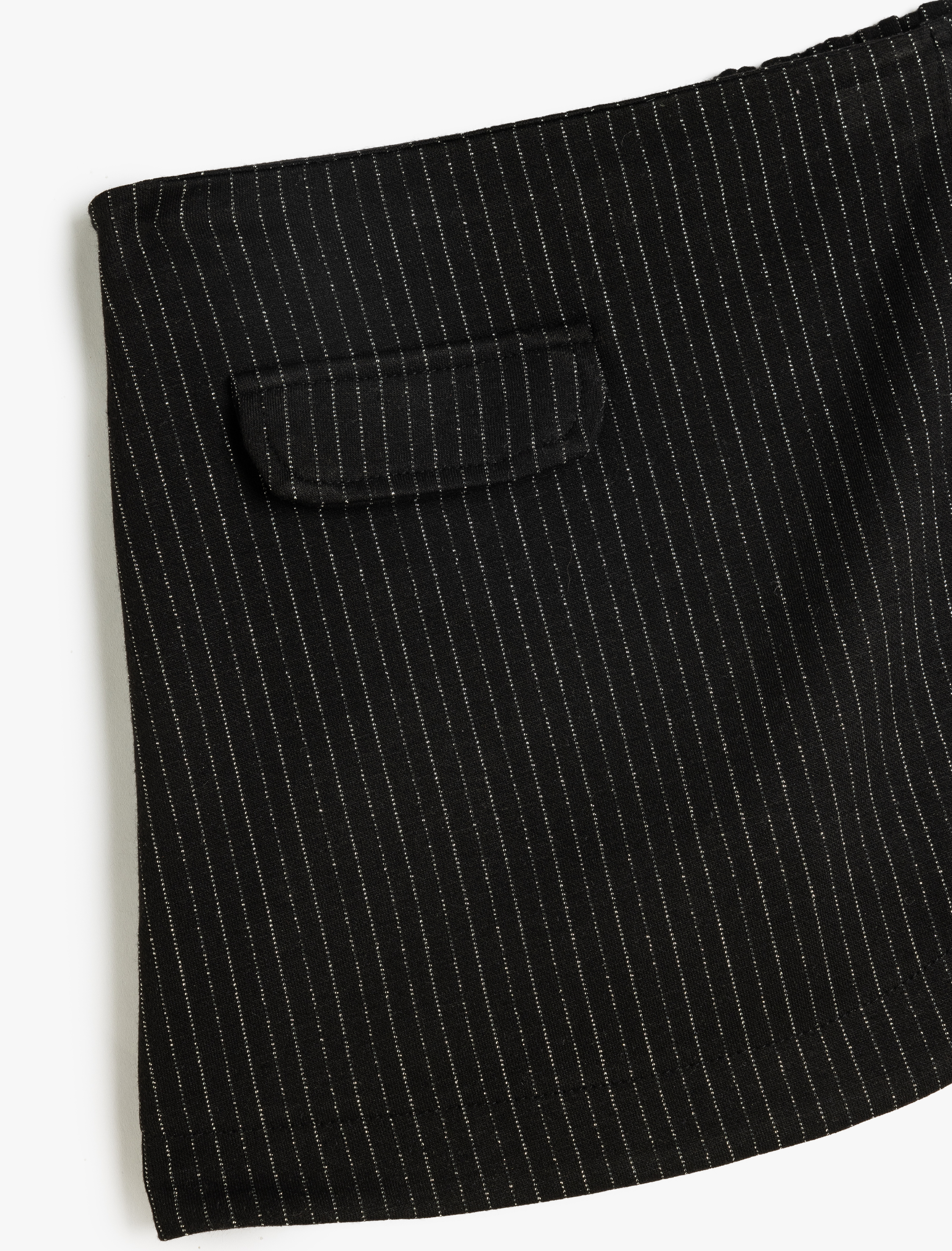 Kız Çocuk Kruvaze Şort Etek Düğme Detaylı