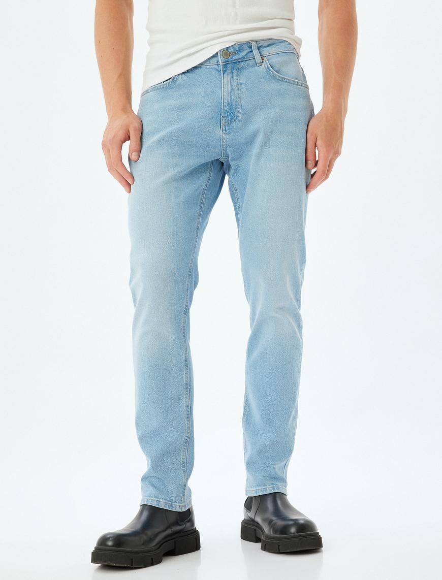   Slim Fit Kot Pantolon - Brad Jean