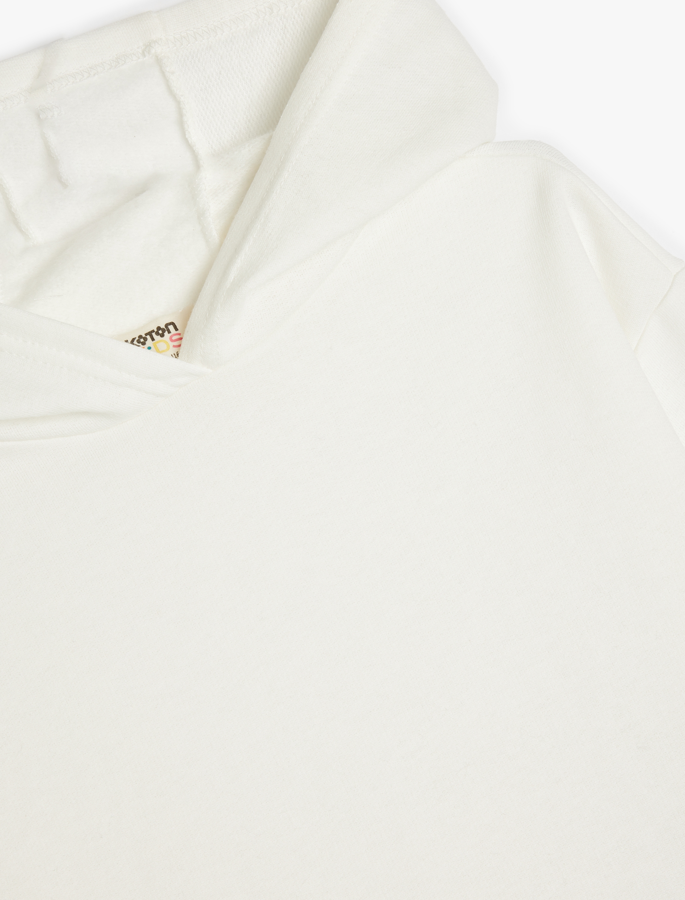  Kız Çocuk Kapşonlu Uzun Kollu Şardonlu Sweatshirt