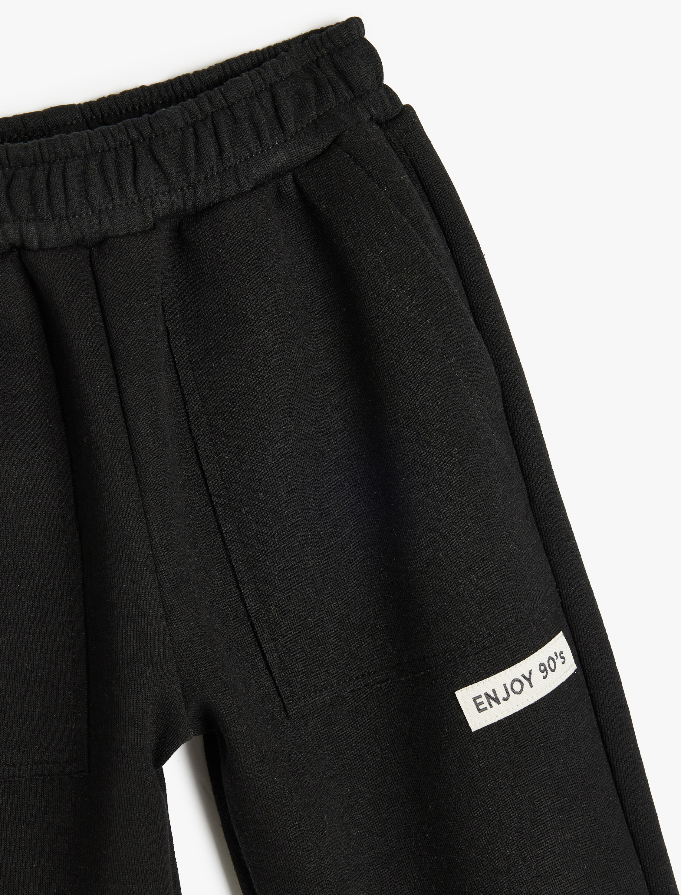  Erkek Çocuk Eşofman Altı Beli Lastikli Cep Detaylı