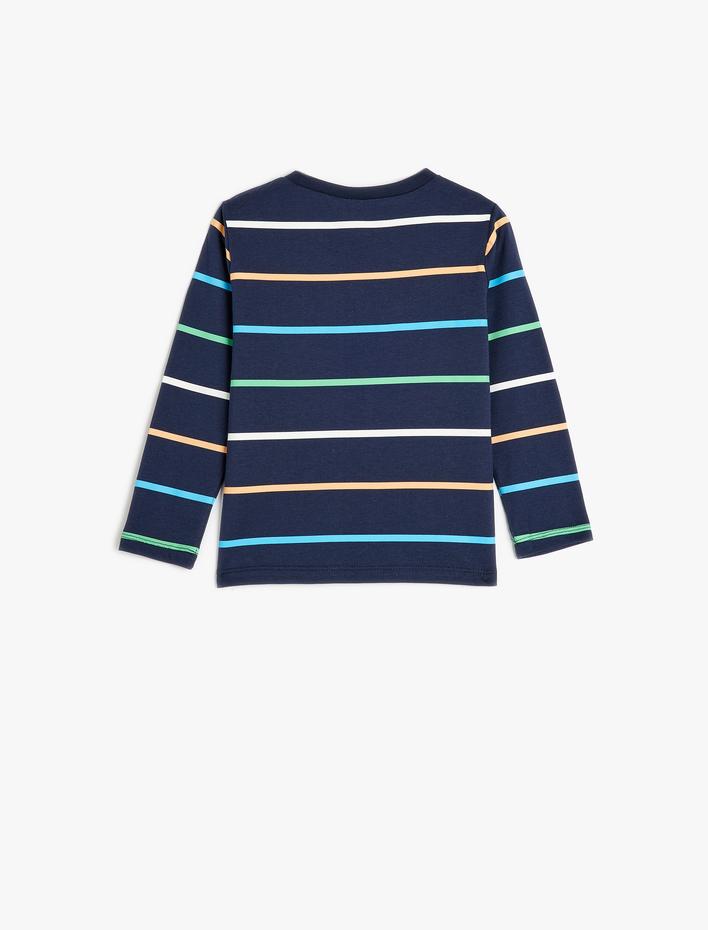 Erkek Bebek Tişört Kısa Kollu Bisiklet Yaka