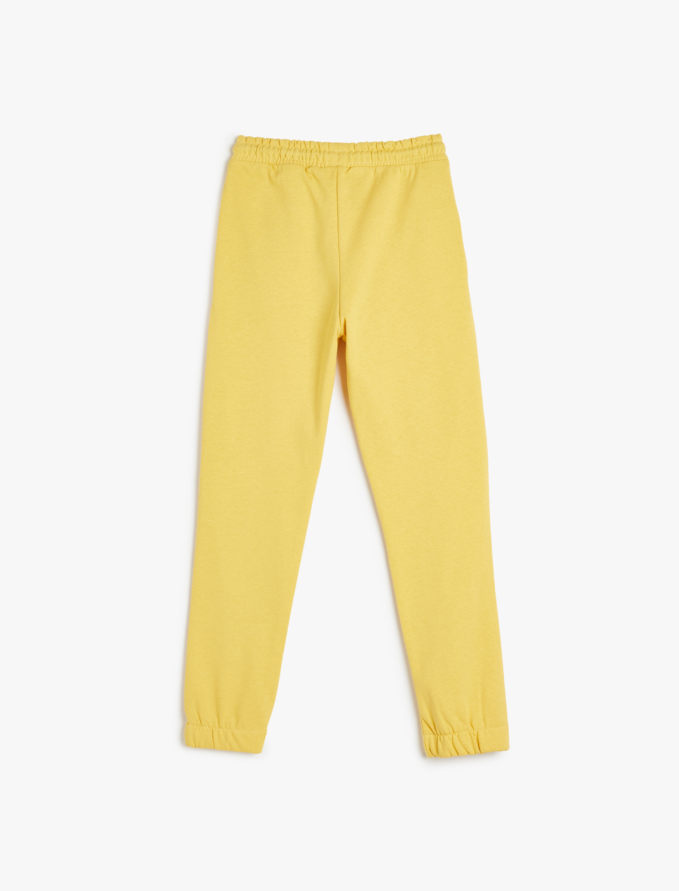  Erkek Çocuk Jogger Eşofman Altı Slogan Baskı Detaylı Şardonlu