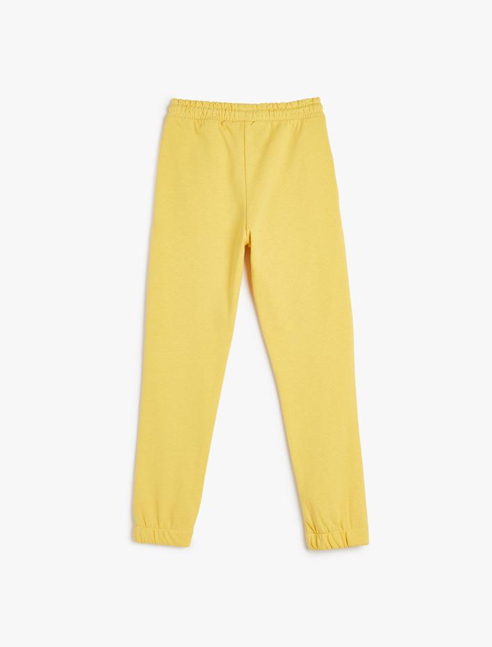 Erkek Çocuk Jogger Eşofman Altı Slogan Baskı Detaylı Şardonlu