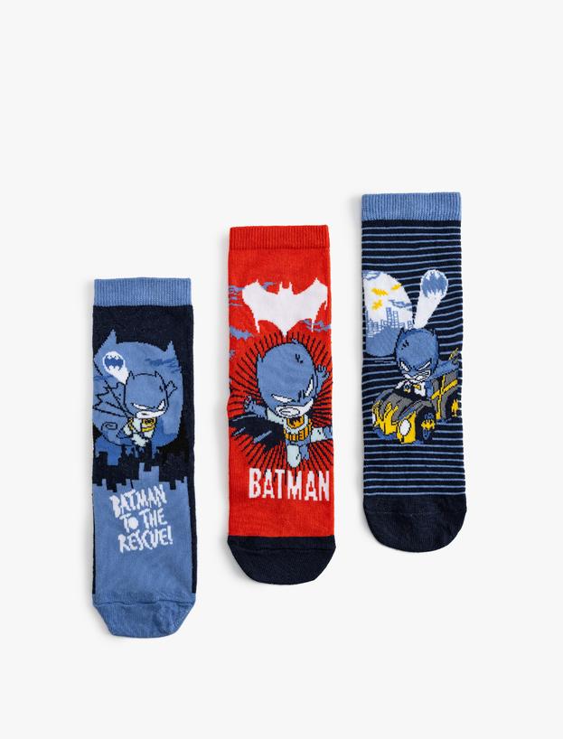 3'lü Batman Baskılı Çorap Seti Lisanslı_1
