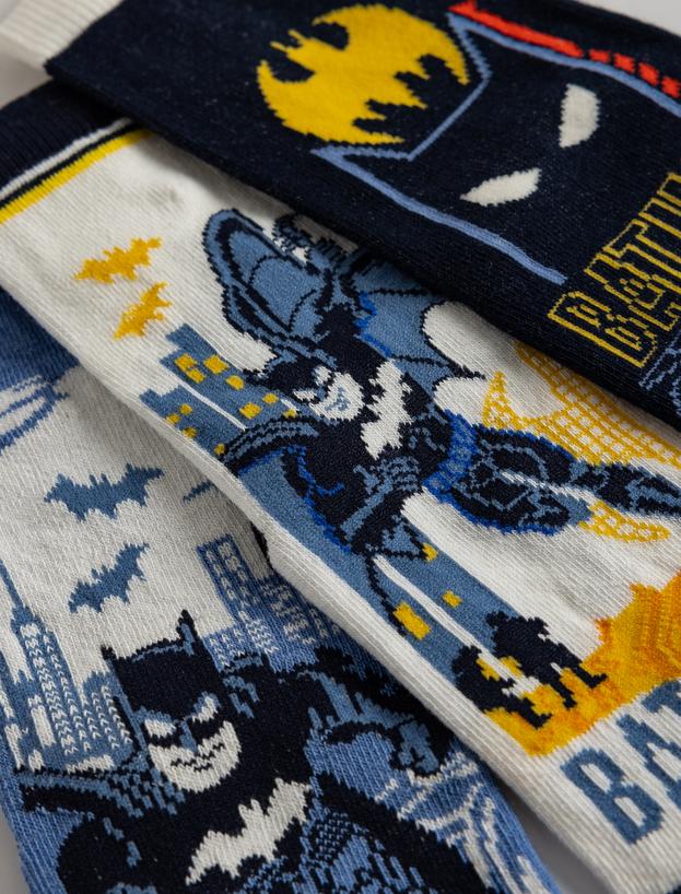 3'lü Batman Baskılı Çorap Seti Lisanslı_2
