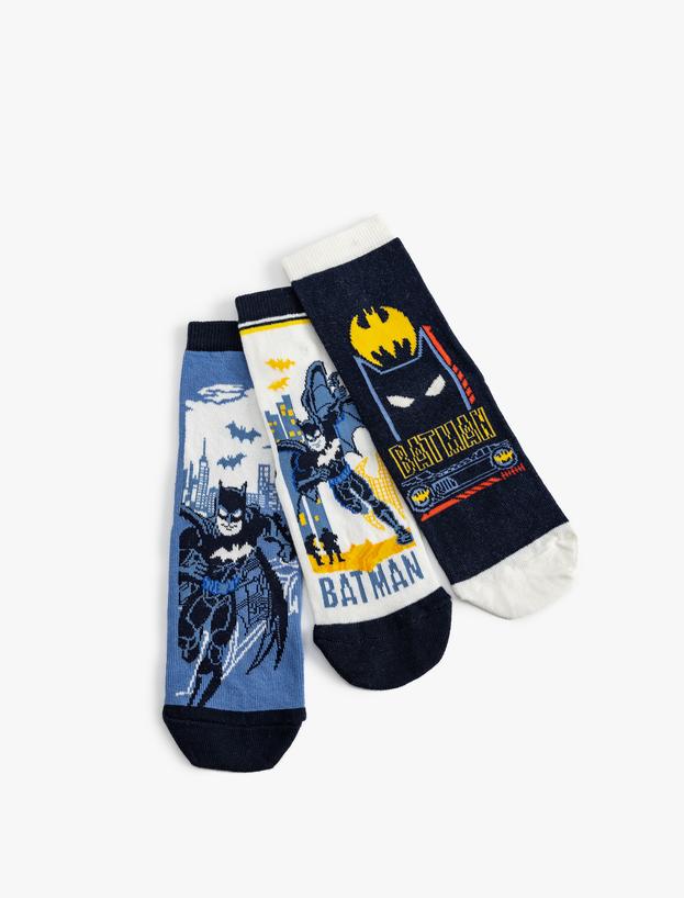 3'lü Batman Baskılı Çorap Seti Lisanslı_0