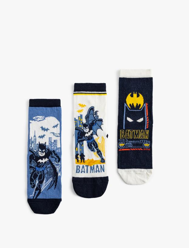 3'lü Batman Baskılı Çorap Seti Lisanslı_1